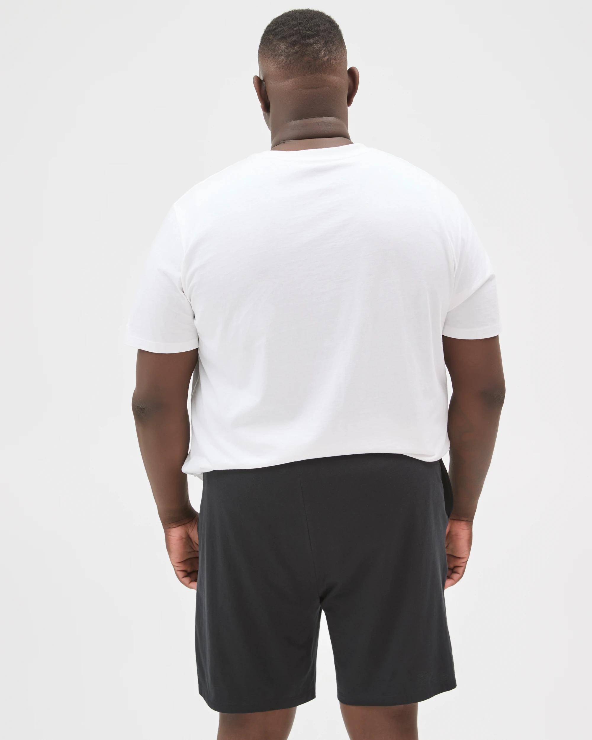 6 Maxx Plus Size Australian Cotton Jersey Knit Sleep Shorts BLACK MR BIG, 6 of 6