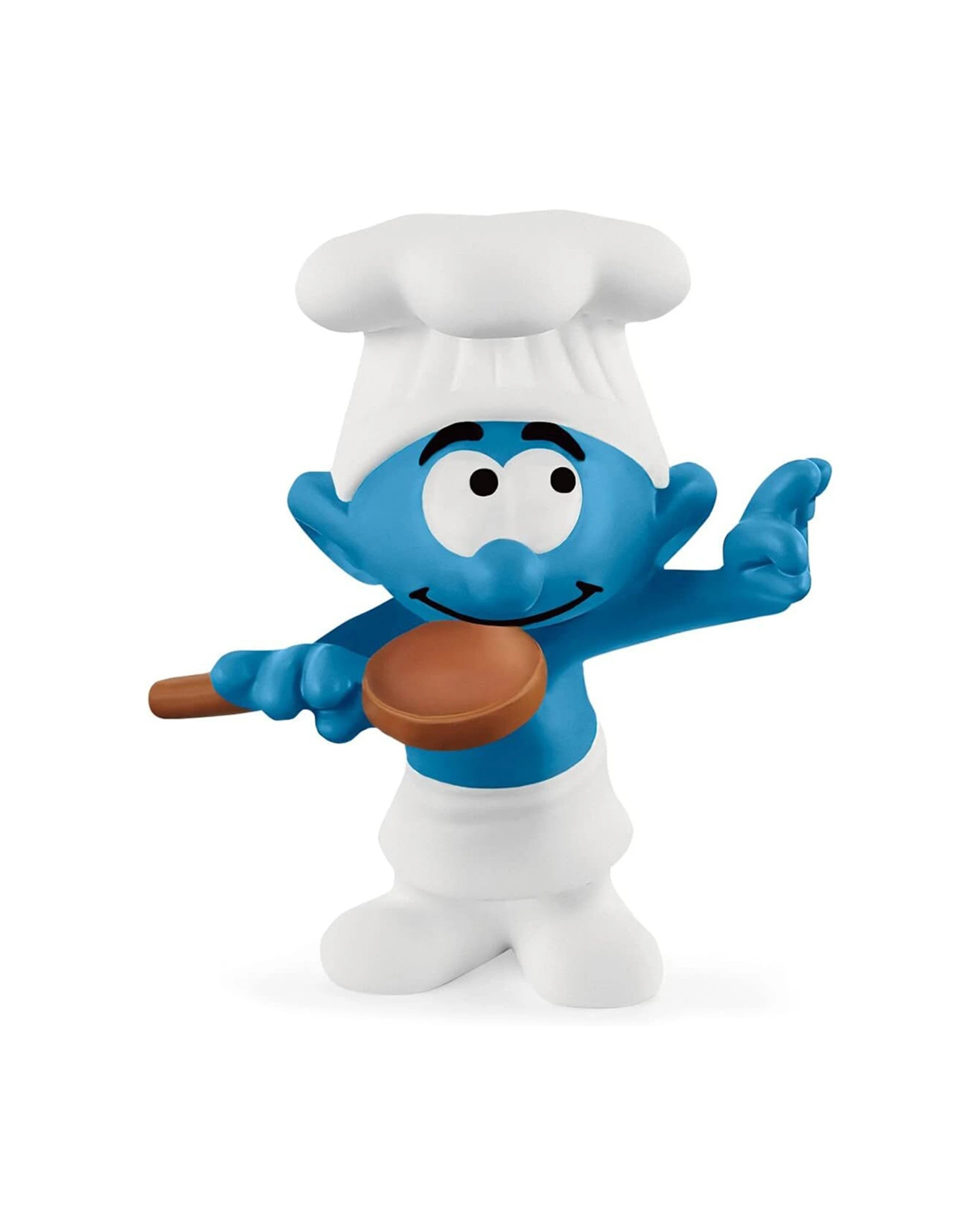 2 Schleich Chef Smurf Action Figure Kids Toy Role Play Collectible Figurine - Blue, 2 of 3
