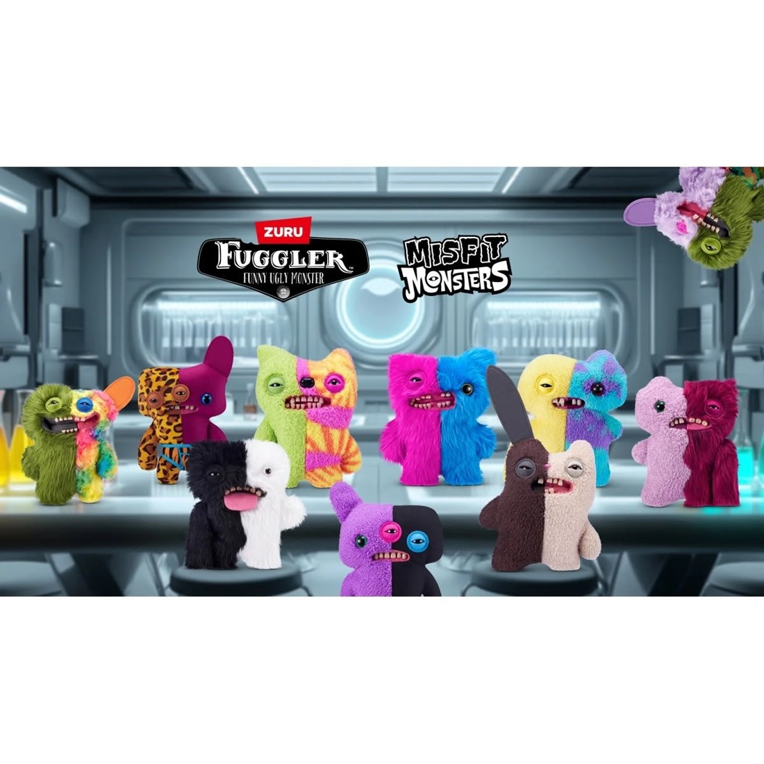 4 Zuru Fuggler Funny Ugly Monster: Misfit Monsters - Assorted, 4 of 5