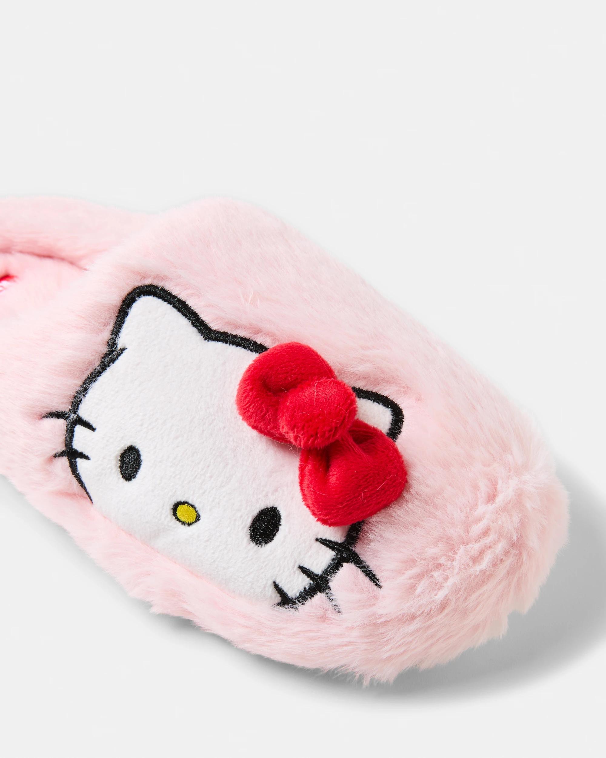 3 Hello Kitty License Furry Scuffs Bllet Pink, 3 of 3