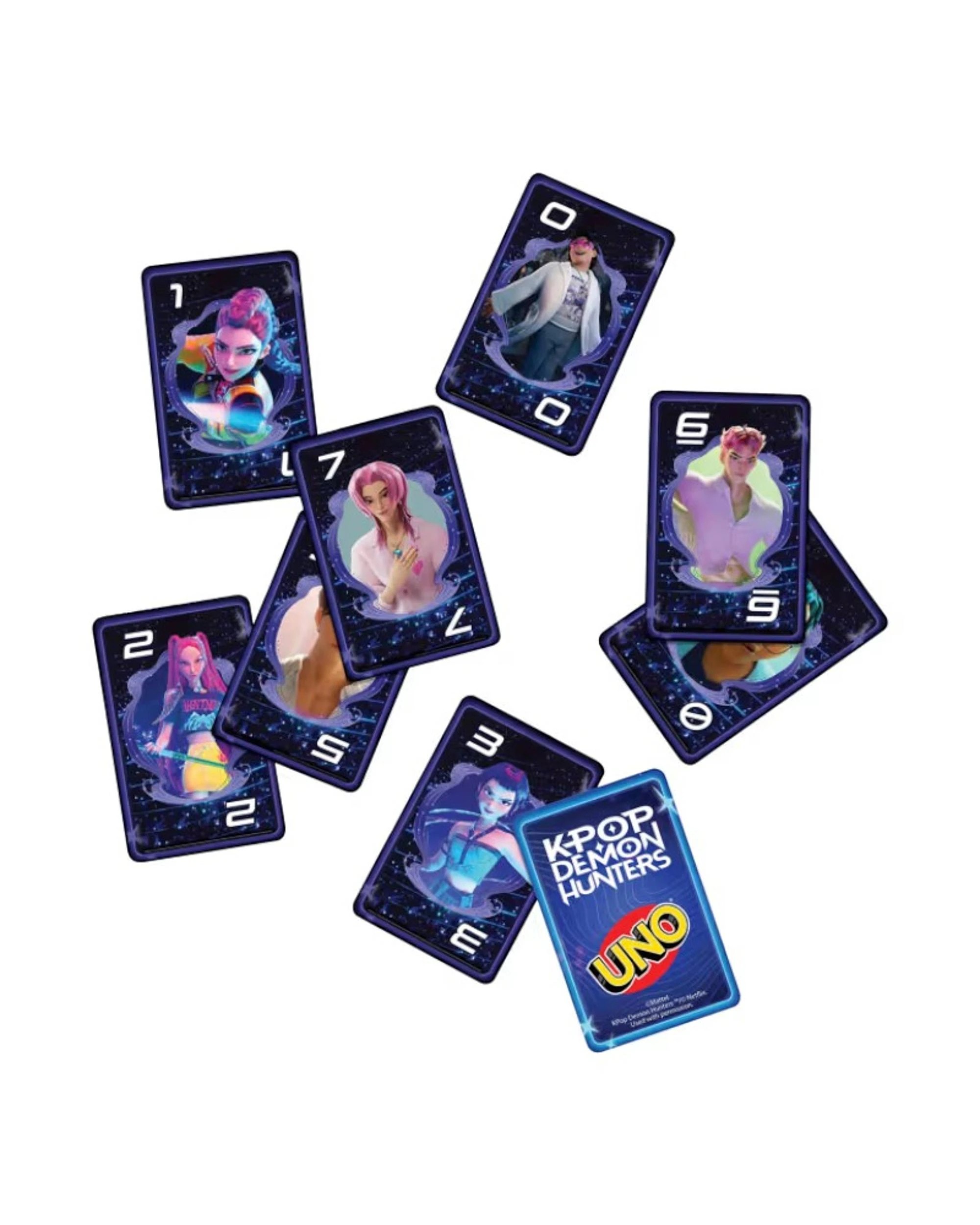 3 UNO K-Pop Demon Hunters Card Game, 3 of 5