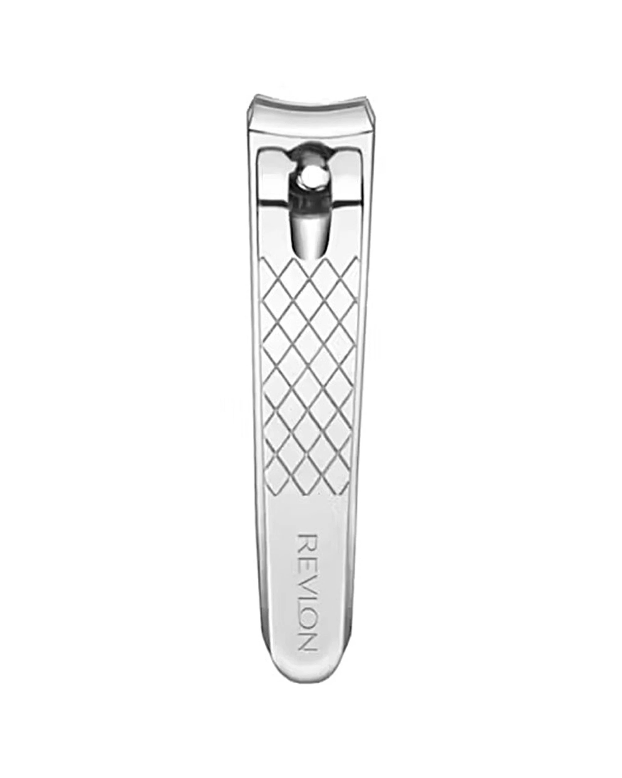 1 Revlon Nail Clipper Manicure & Pedicure Tool With File Curved Blades 6cm - Silver, 1 of 1