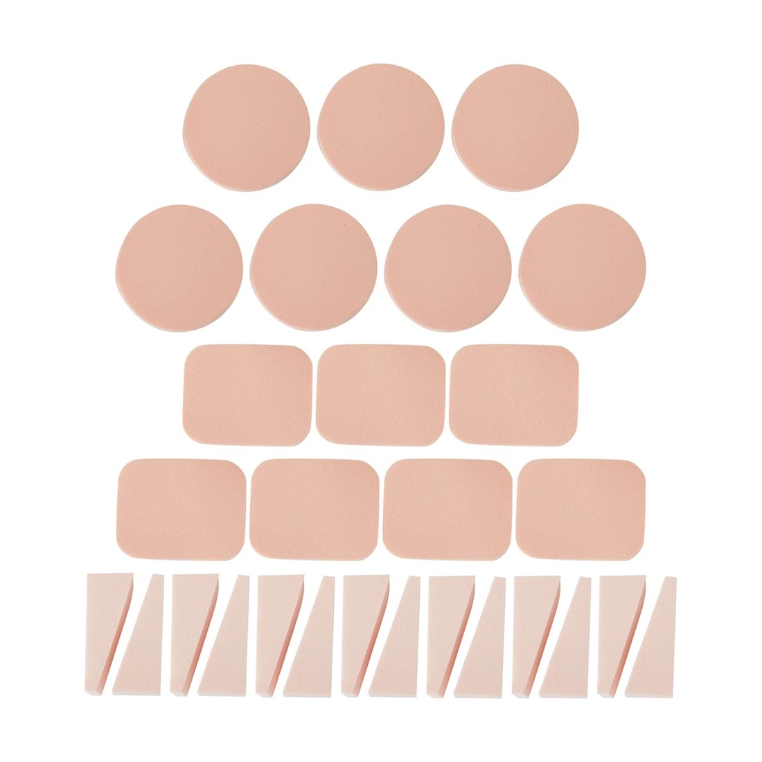 2 OXX Cosmetics 28 Pack Makeup Blending Wedges - Orange, 2 of 7