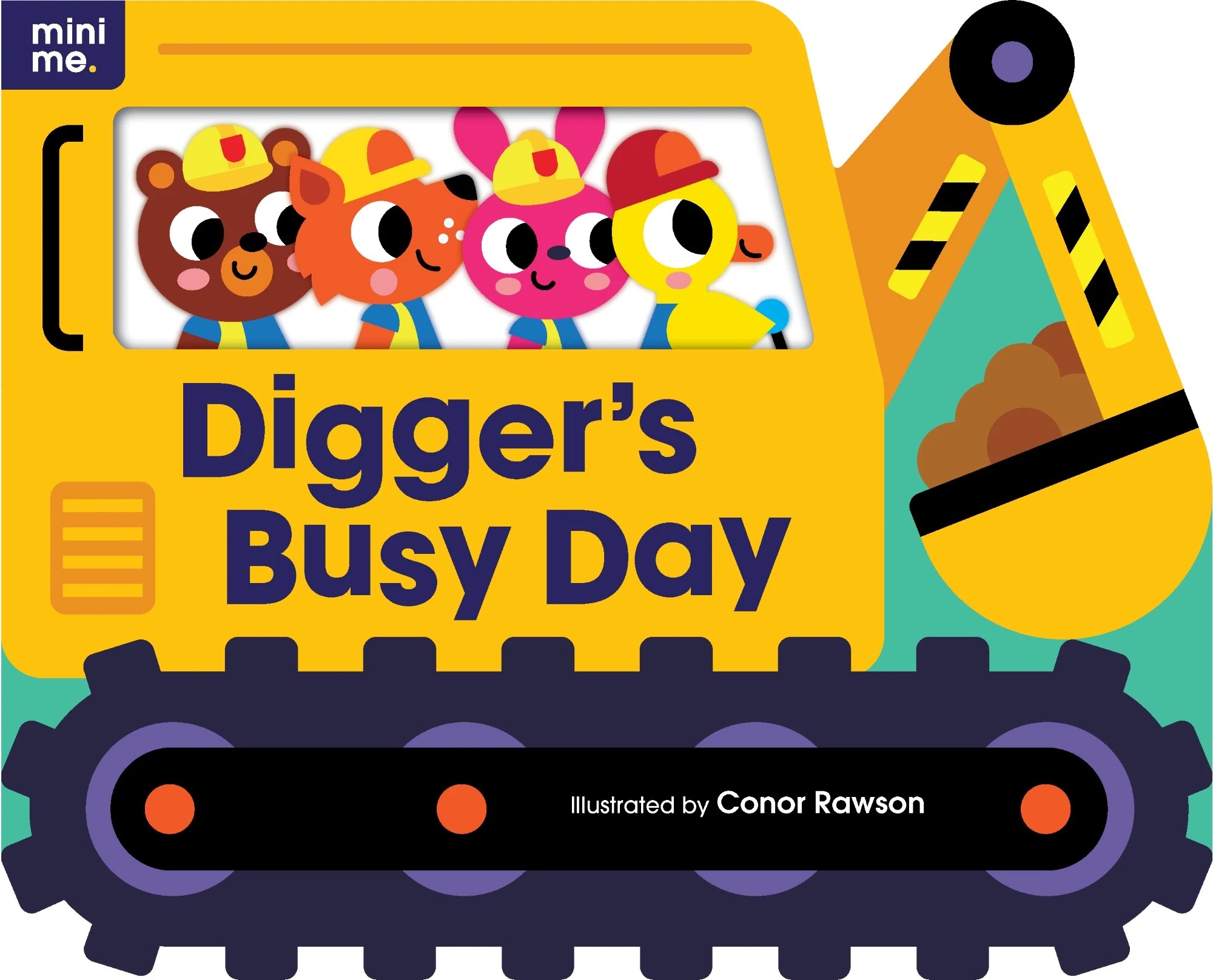 1 Mini Me: Digger's Busy Day by Conor Rawson - Book, 1 of 3