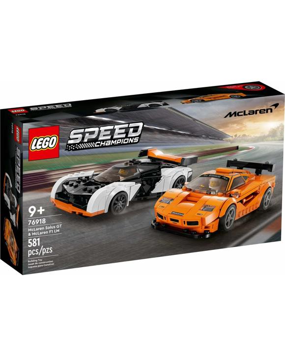 LEGO Speed Champions Series 76918 McLaren Solus GT & McLaren F1 LM