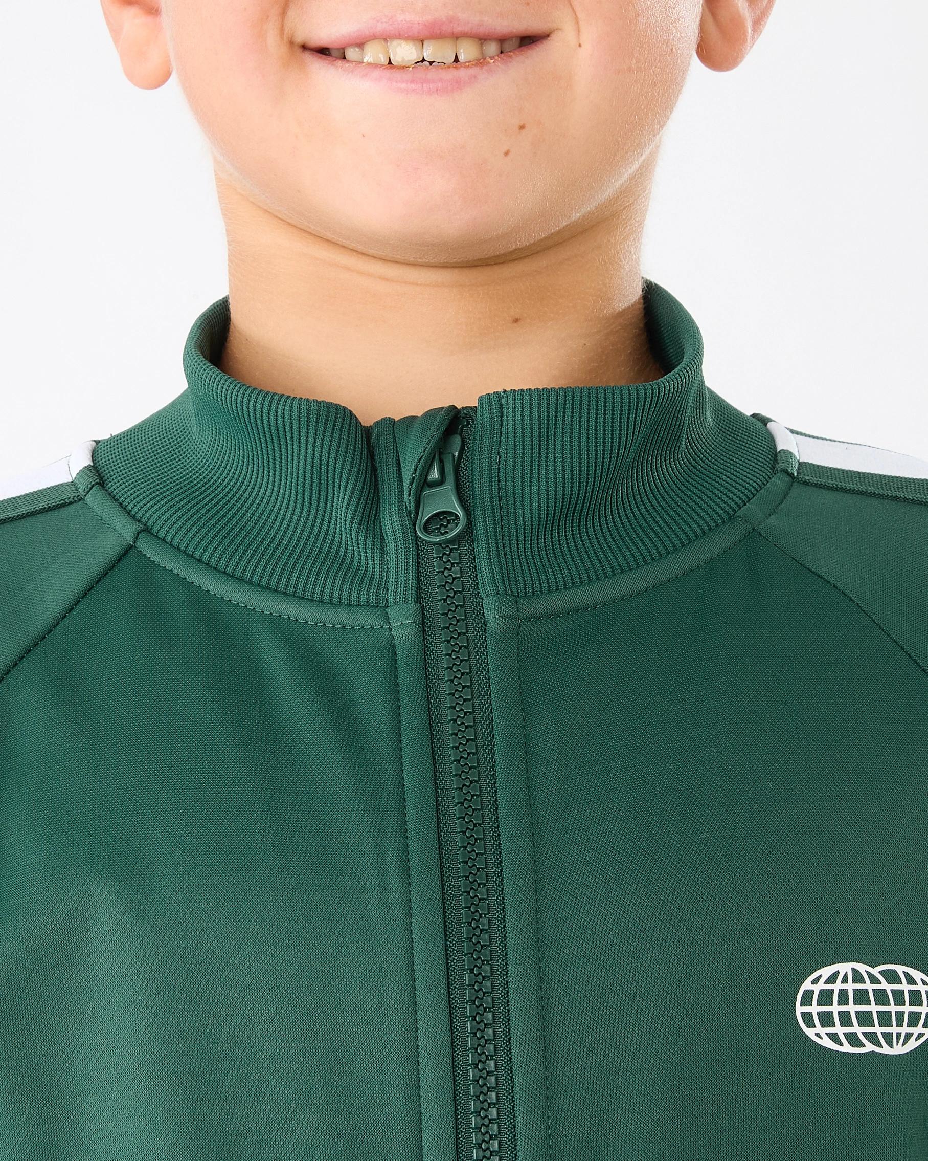 5 Tricot Zip Through Sweatshirt Grn Globe, 5 of 9