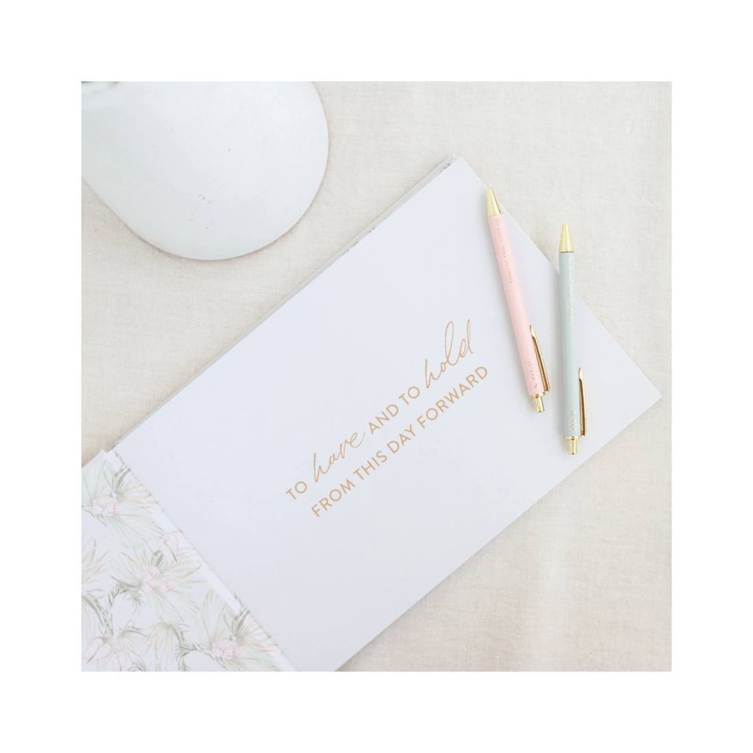 7 Splosh Floral Wedding Guest Signature Dedication Book Keepsake 29x20cm
 - Multi, 7 of 8