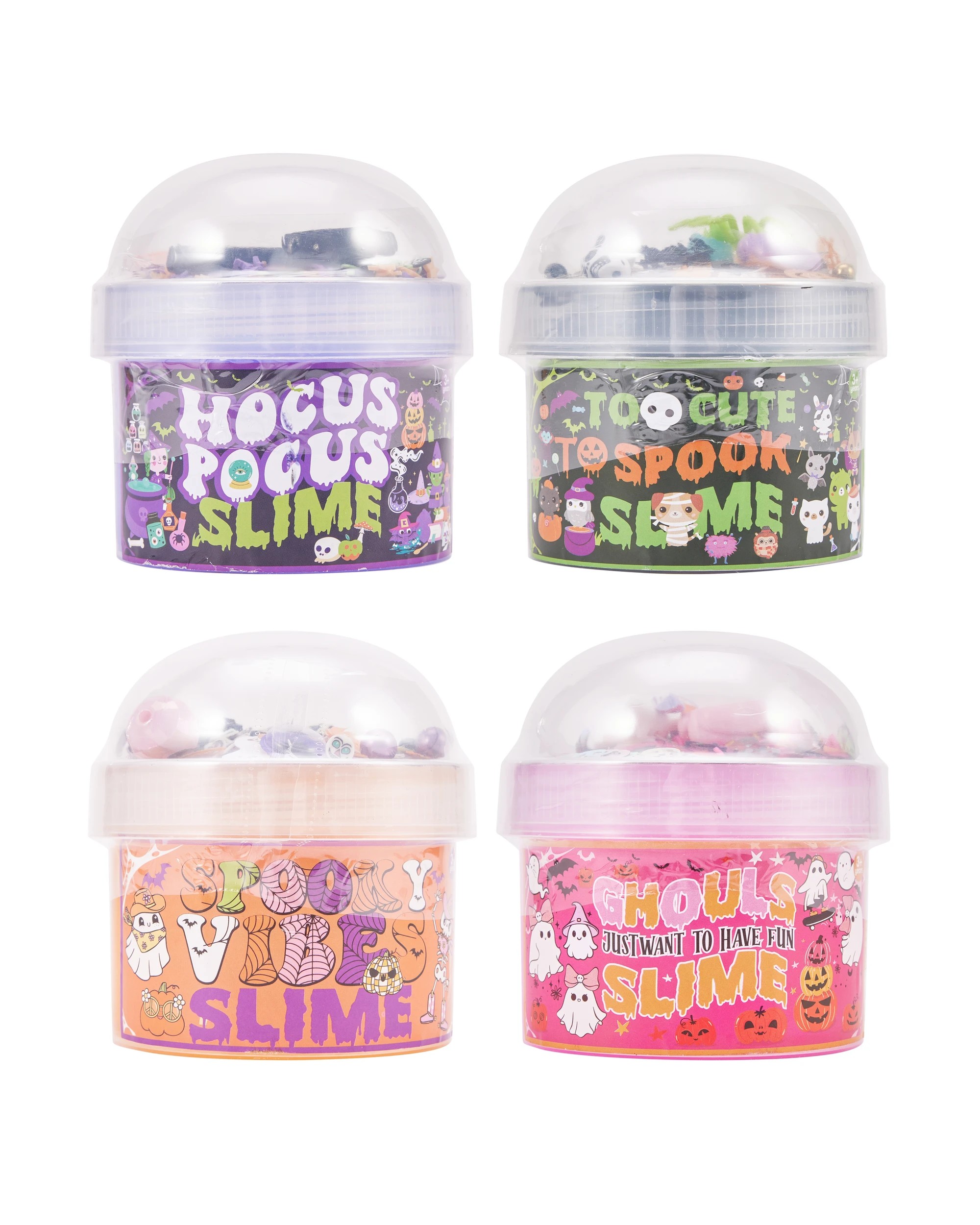 4 Halloween Slime Pot - Assorted, 4 of 5