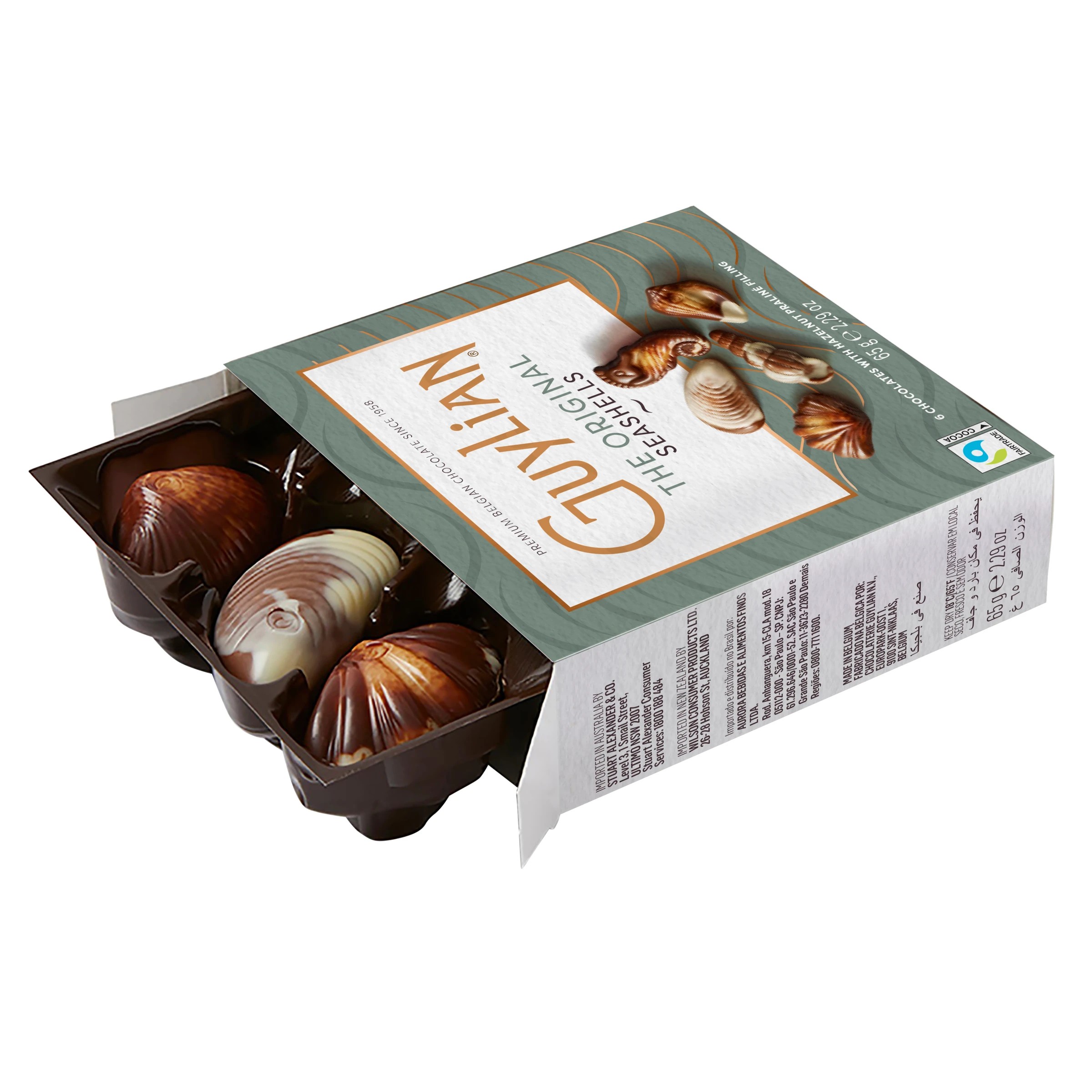 6 Guylian The Original Seashells 65g, 6 of 6