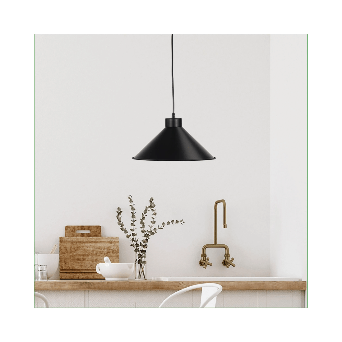 2 Oriel Lighting Victoriana 30cm Matt Black Steel Shade – E27
 - black, 2 of 5