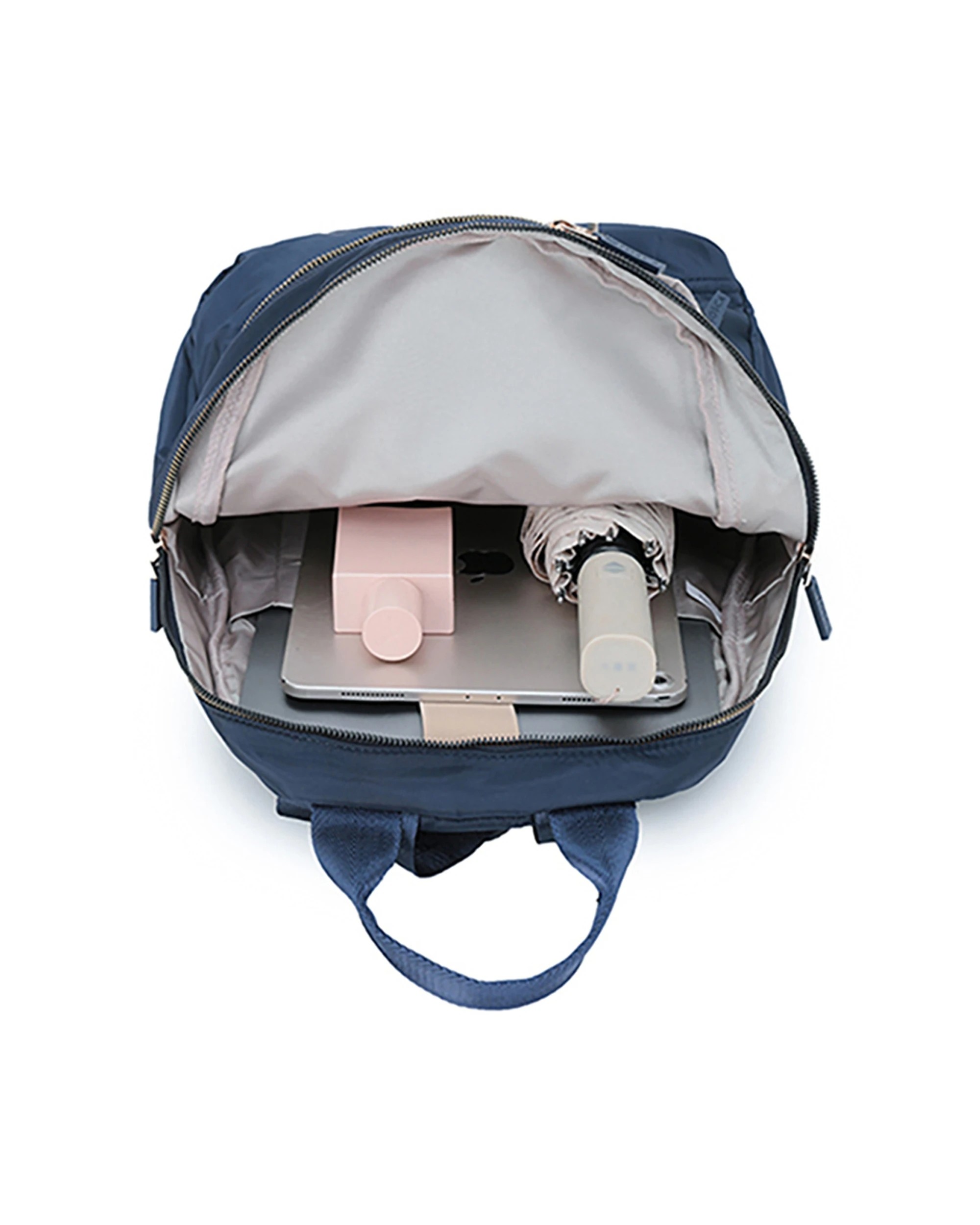 3 Tosca Daily Shoulder Laptop School Backpack - Blue, 3 of 4