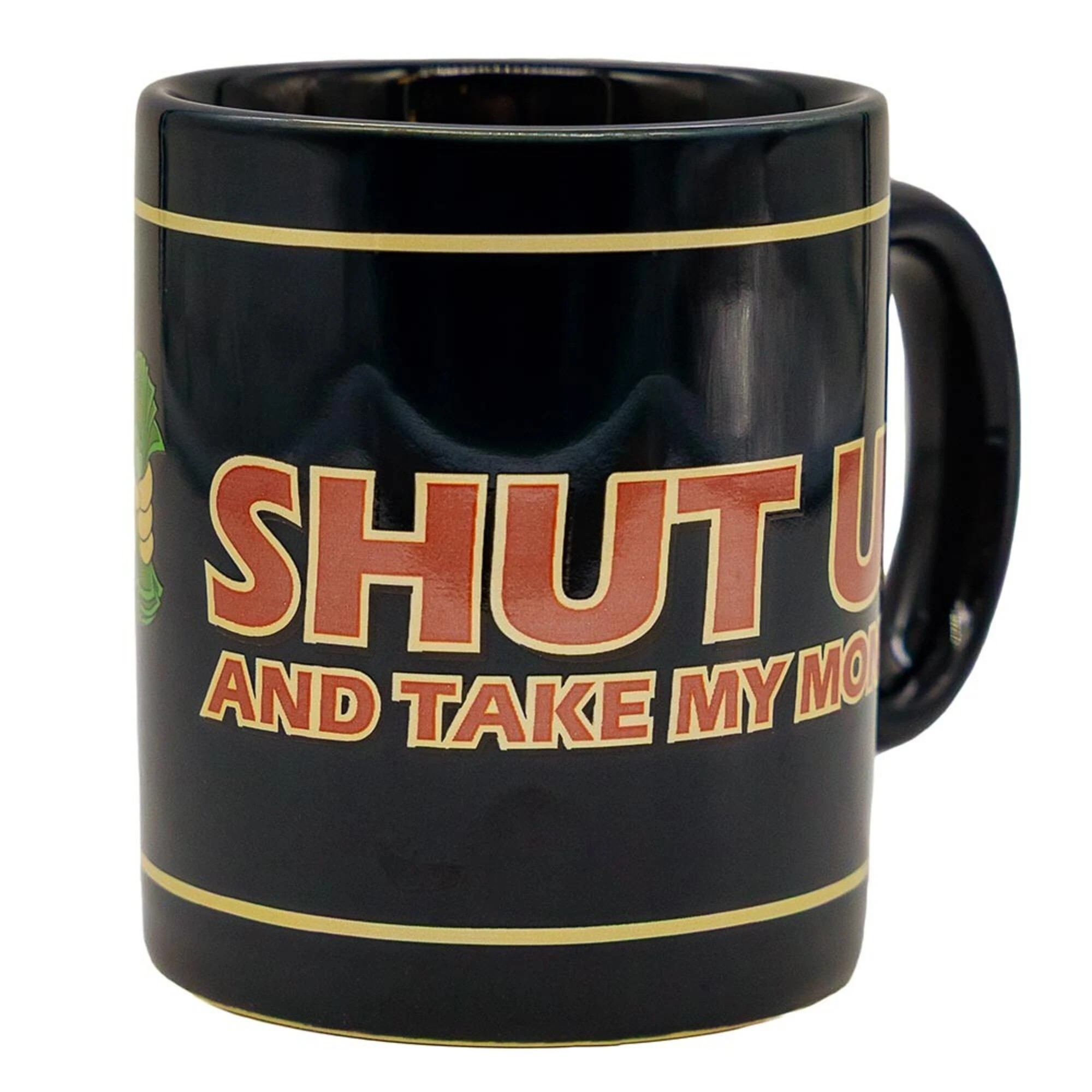 3 Futurama - Shut Up and Take My Money Mug - Black, 3 of 4