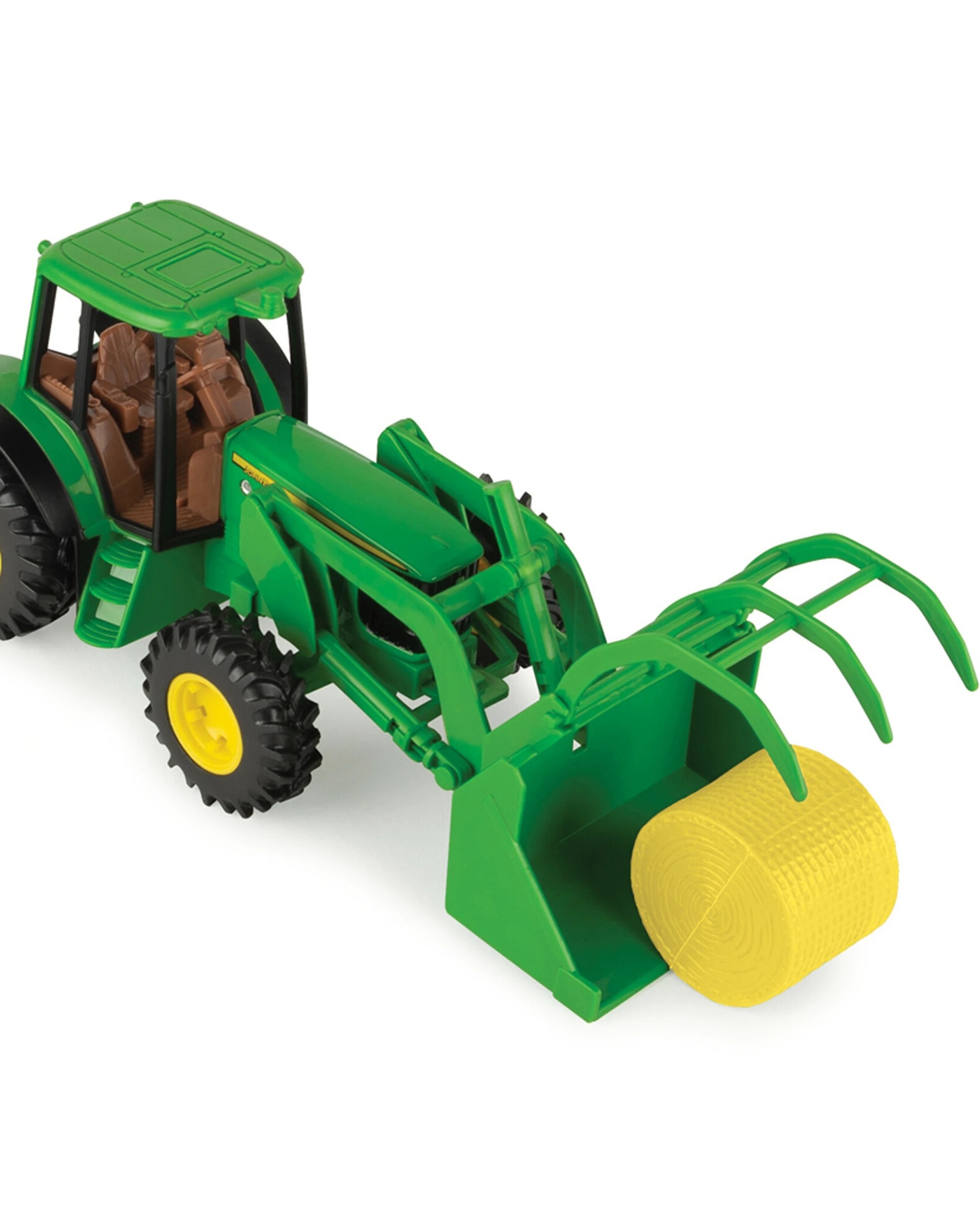 4 John Deere 21pc Hay Farm Set With Tractor Trailer And Farm Animals 1:32 Scale Toy Playset Kids - Black, 4 of 8