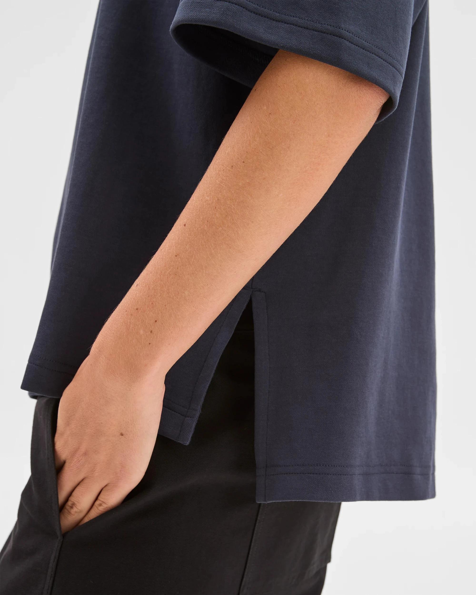 4 Target Woman Australian Cotton Blend Oversized Interlock T-Shirt NIGHT SKY, 4 of 5