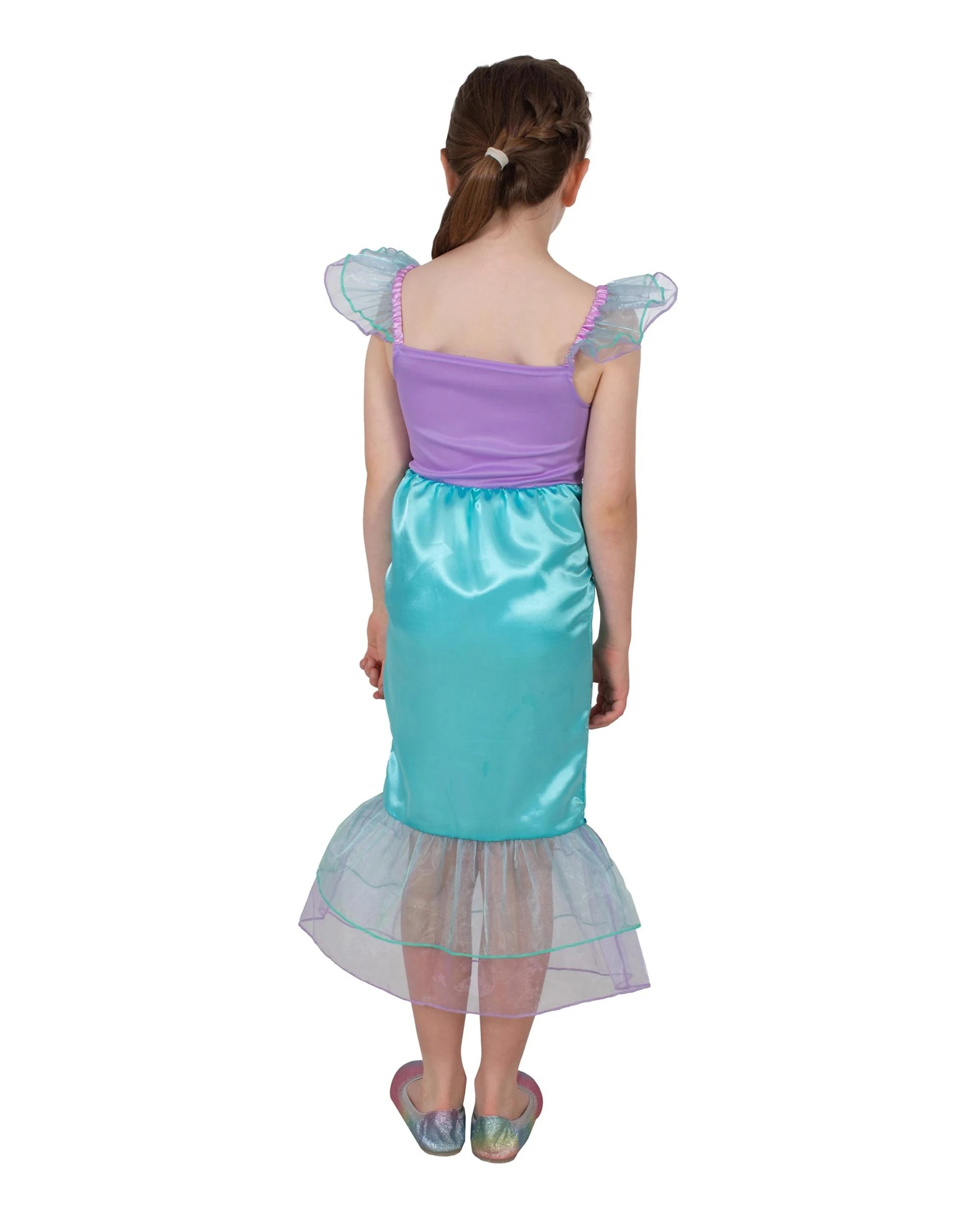 2 Disney Princess - Ariel Deluxe Kids Costume - Green, 2 of 4