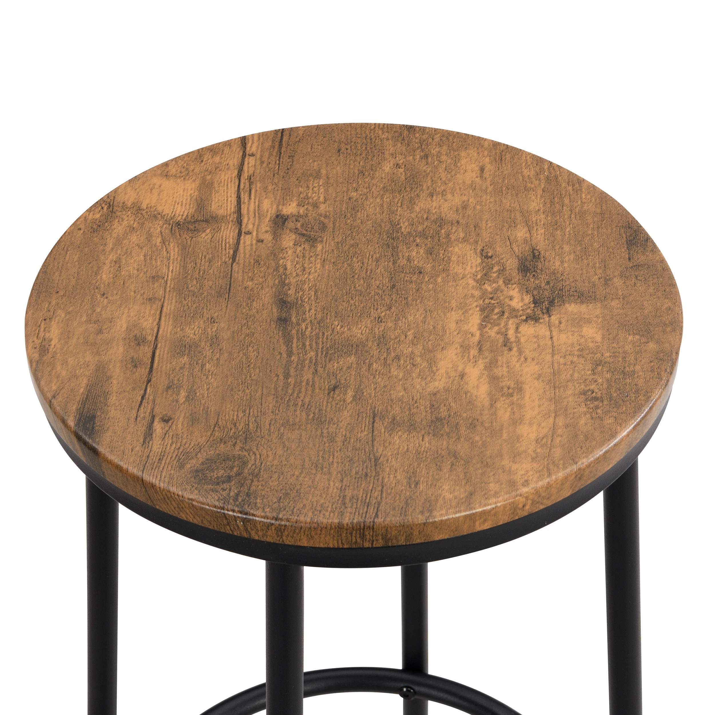 9 IHOMDE 4-Piece Console Table with 3 Stools, 9 of 10