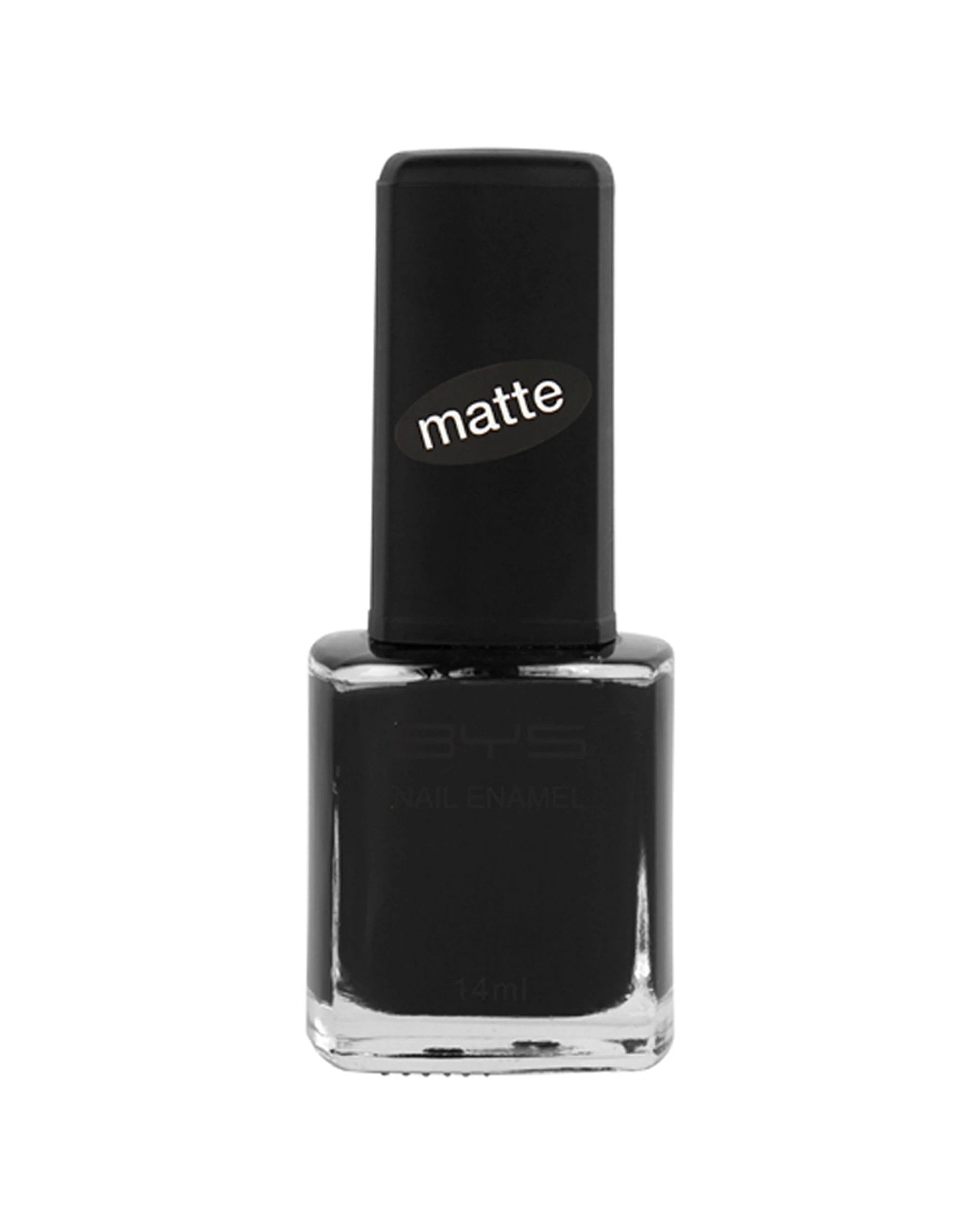 2 BYS 2PK BYS Nail Polish Long Wearing Chip Resistant Quick Dry 14ml - Black, 2 of 2