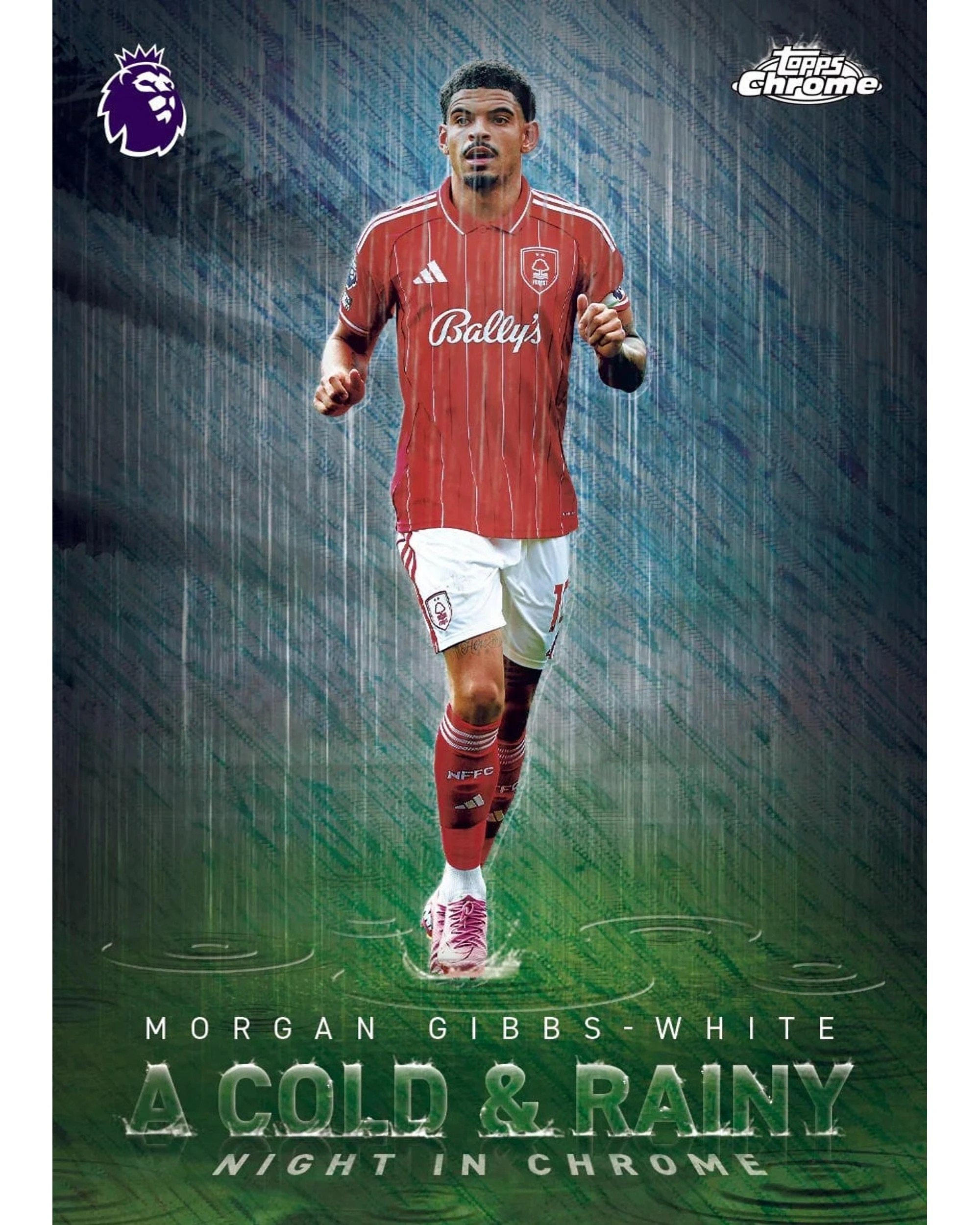 8 Topps 2026 Chrome Premier League Soccer Tin, 8 of 9