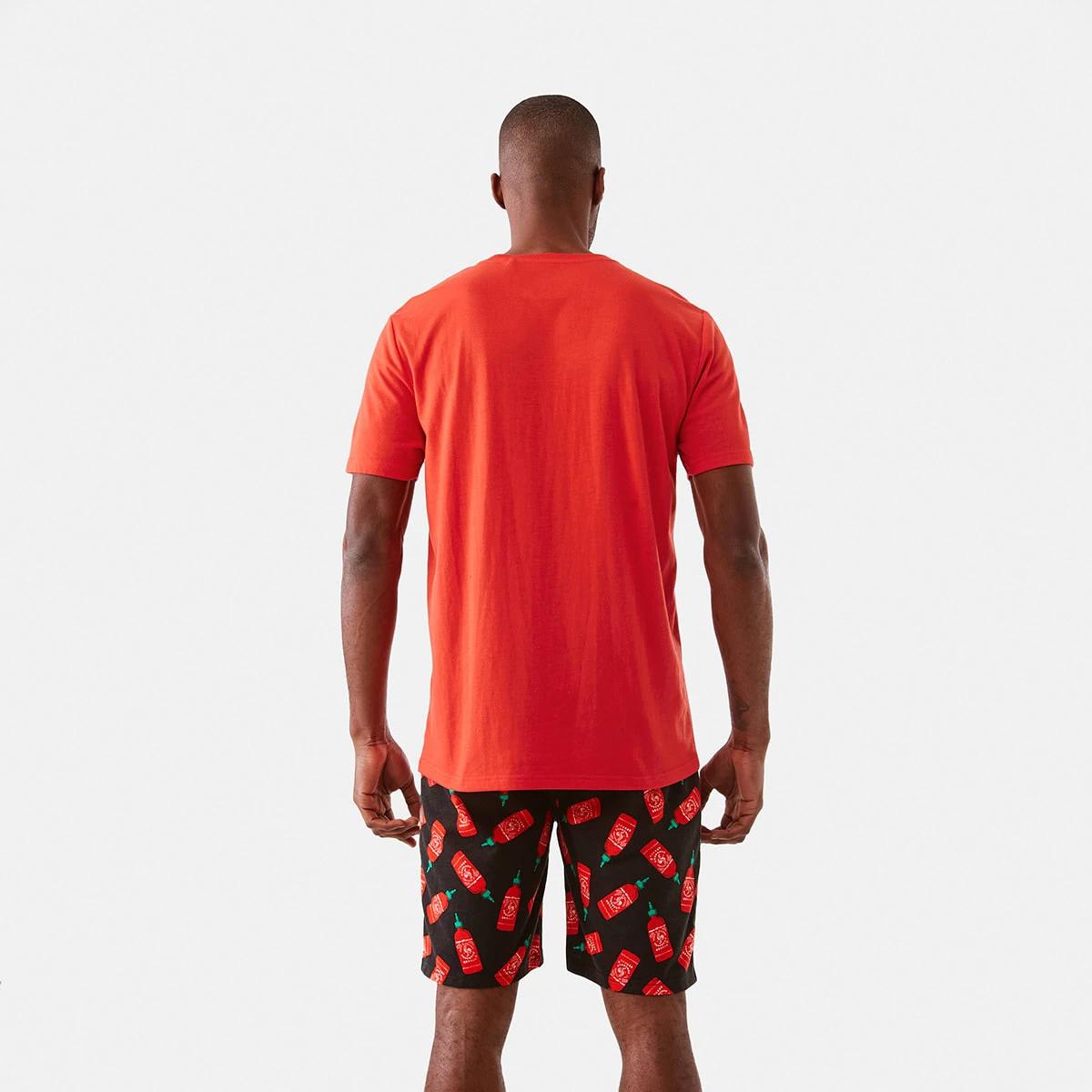 3 License Short Sleeve Pyjama Set Sriracha, 3 of 8