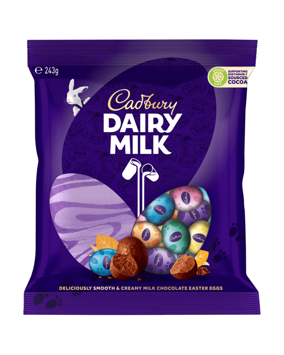 Cadbury Dairy Milk Easter Eggs Bag 243g