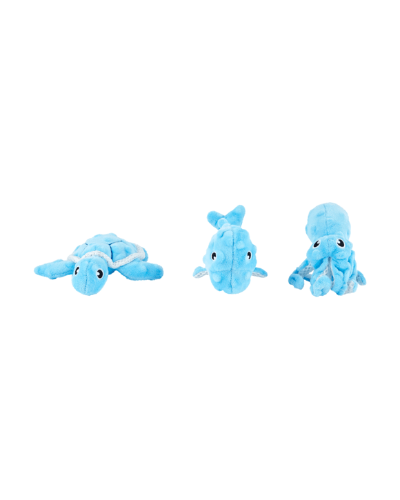 3 Pack Pet Toy Plush Summer Animals