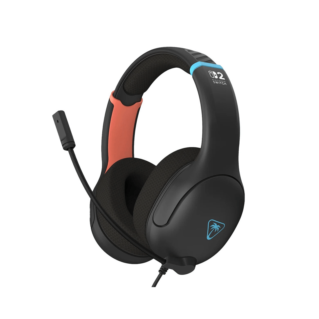 1 Turtle Beach Airlite Fit Wired Gaming Headset for Nintendo Switch 2 - Charcoal Black - Black, 1 of 6