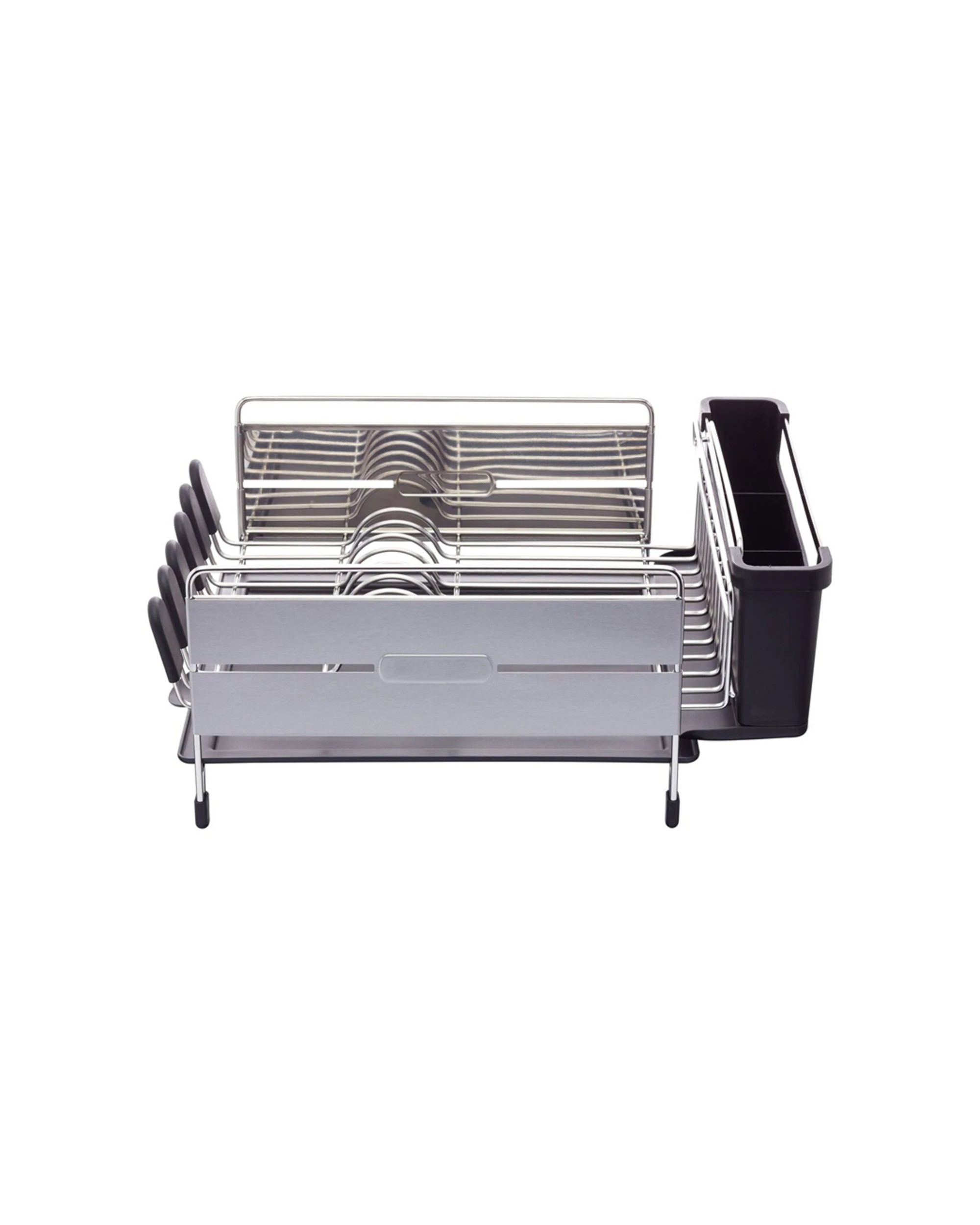 2 Mastercraft Stainless Steel Deluxe Dish Drainer Large Capacity - Multi, 2 of 8