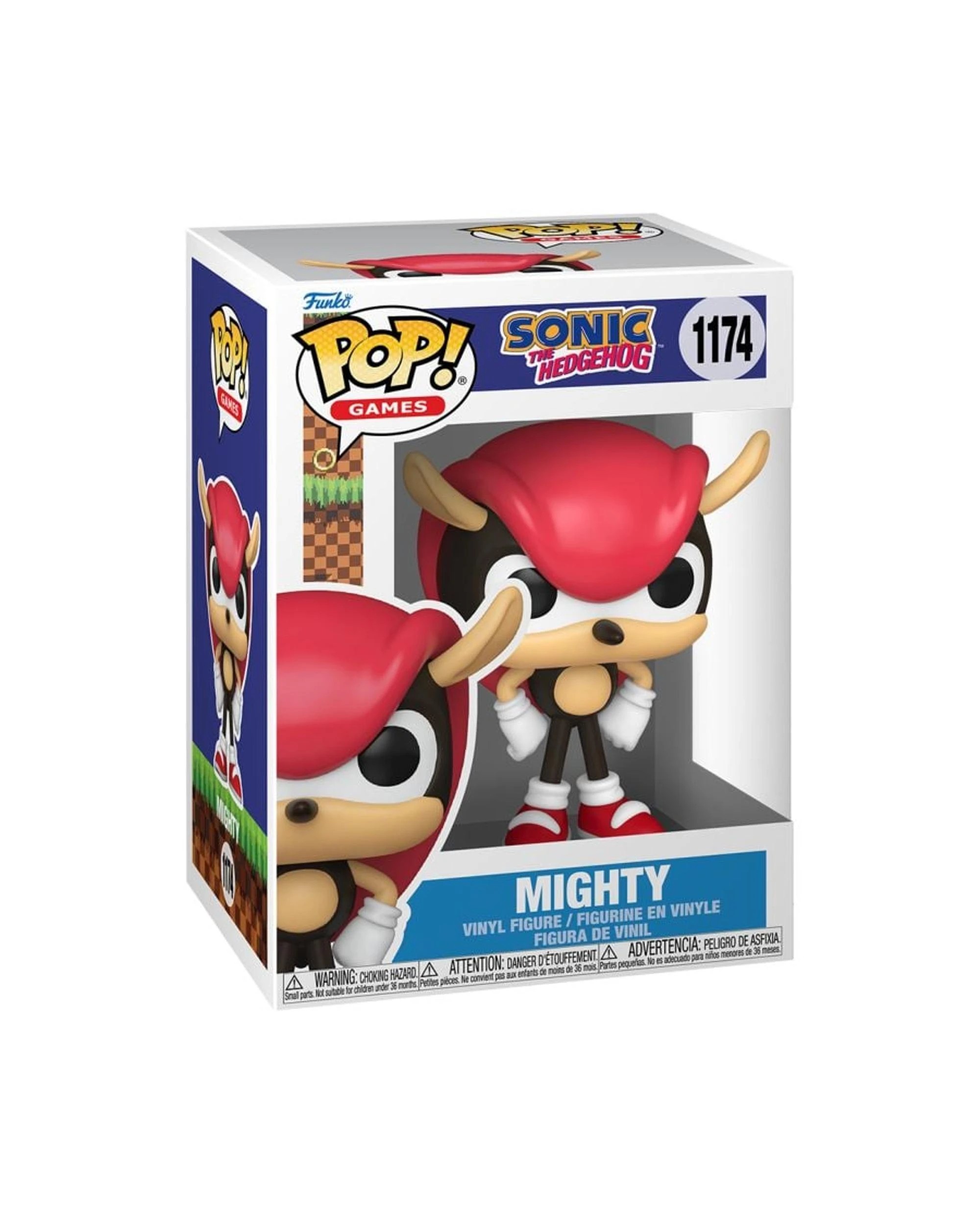 3 Sonic the Hedgehog Mighty the Armadillo Funko POP! Vinyl, 3 of 3