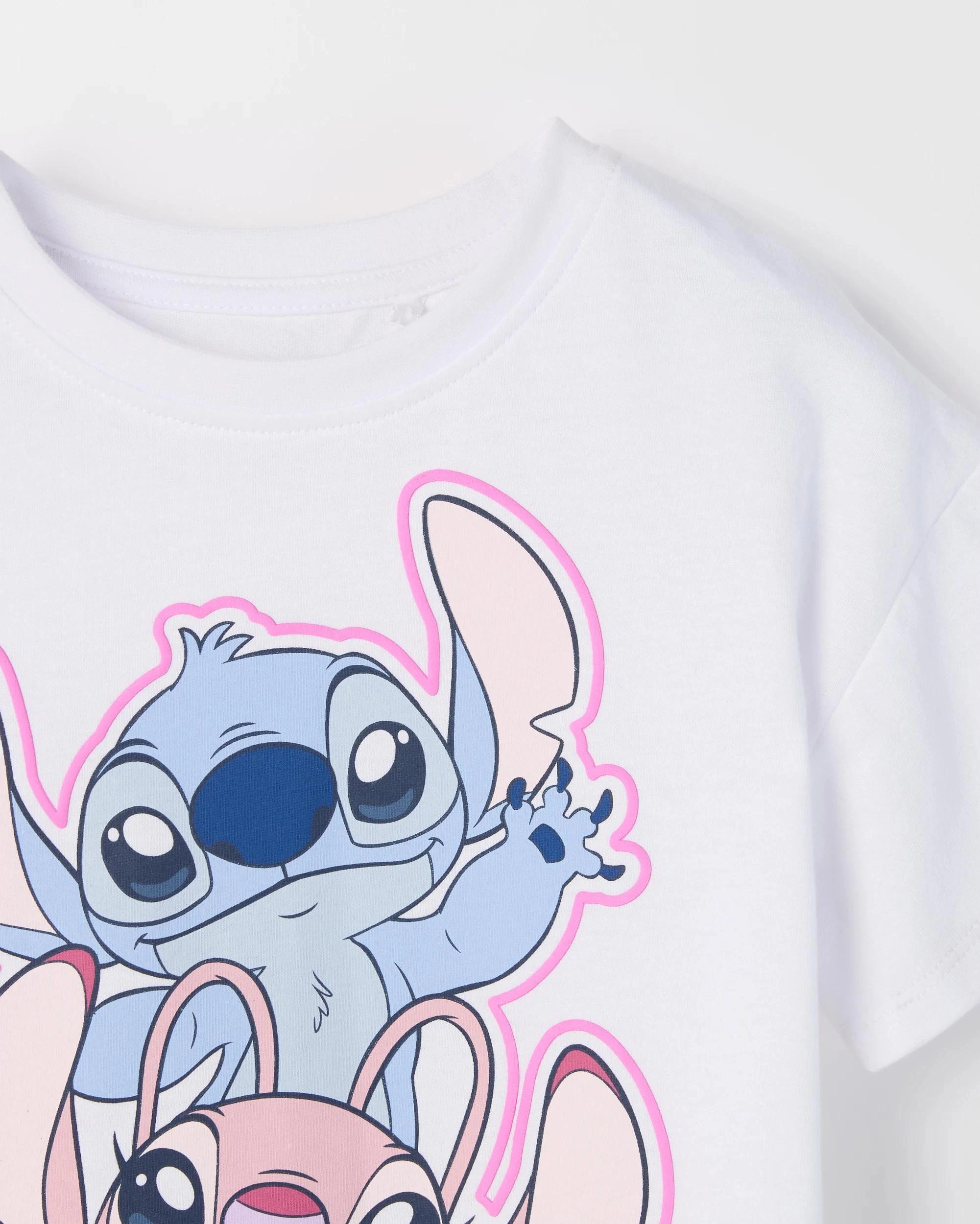 5 Disney Lilo & Stitch Australian Cotton Print T-Shirt WHITE, 5 of 5