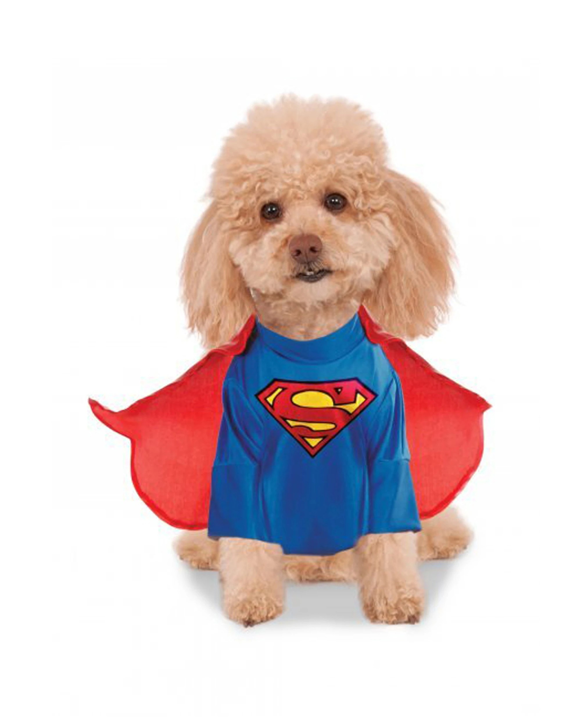 1 Superman Shirt Cape Deluxe Pet Dog Party Costume Size S - Multi, 1 of 3