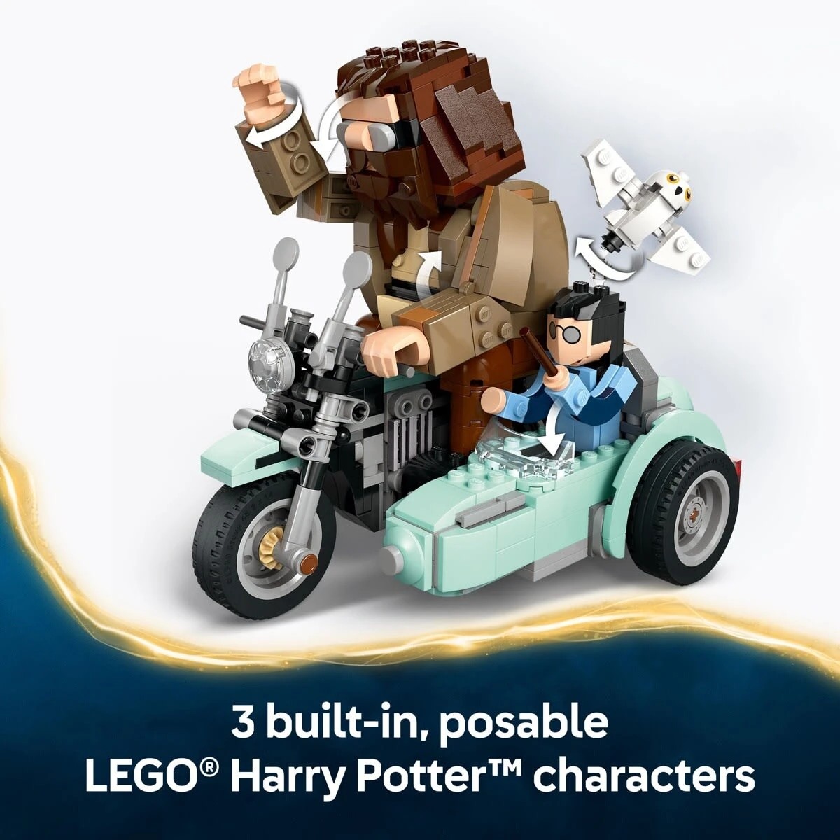 7 LEGO Harry Potter Hagrid & Harry's Motorcycle Ride 76443, 7 of 10