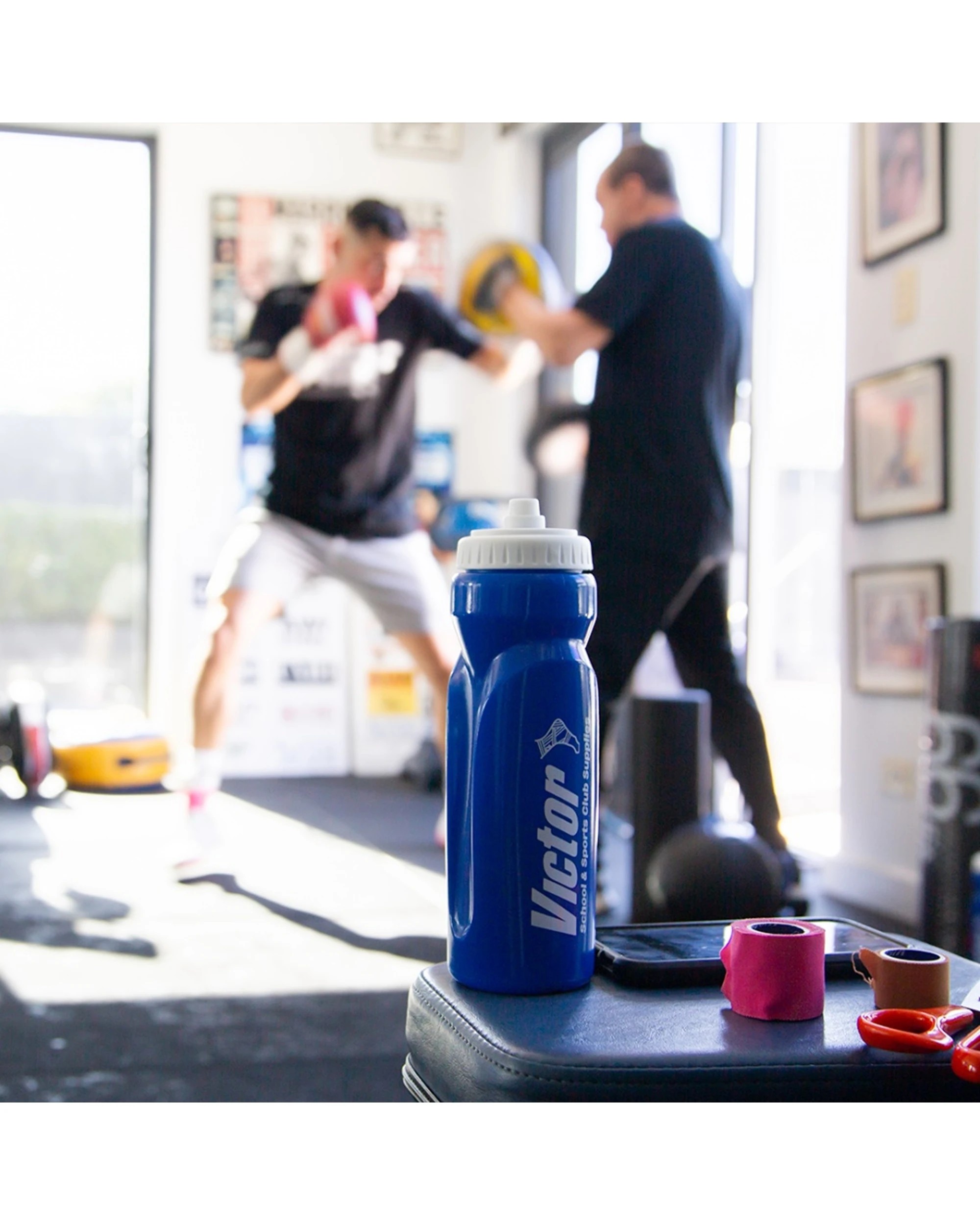 5 Victor Sports Leak Proof Athlete Water Bottle 800ml With Sure Shot Lid - Blue, 5 of 7