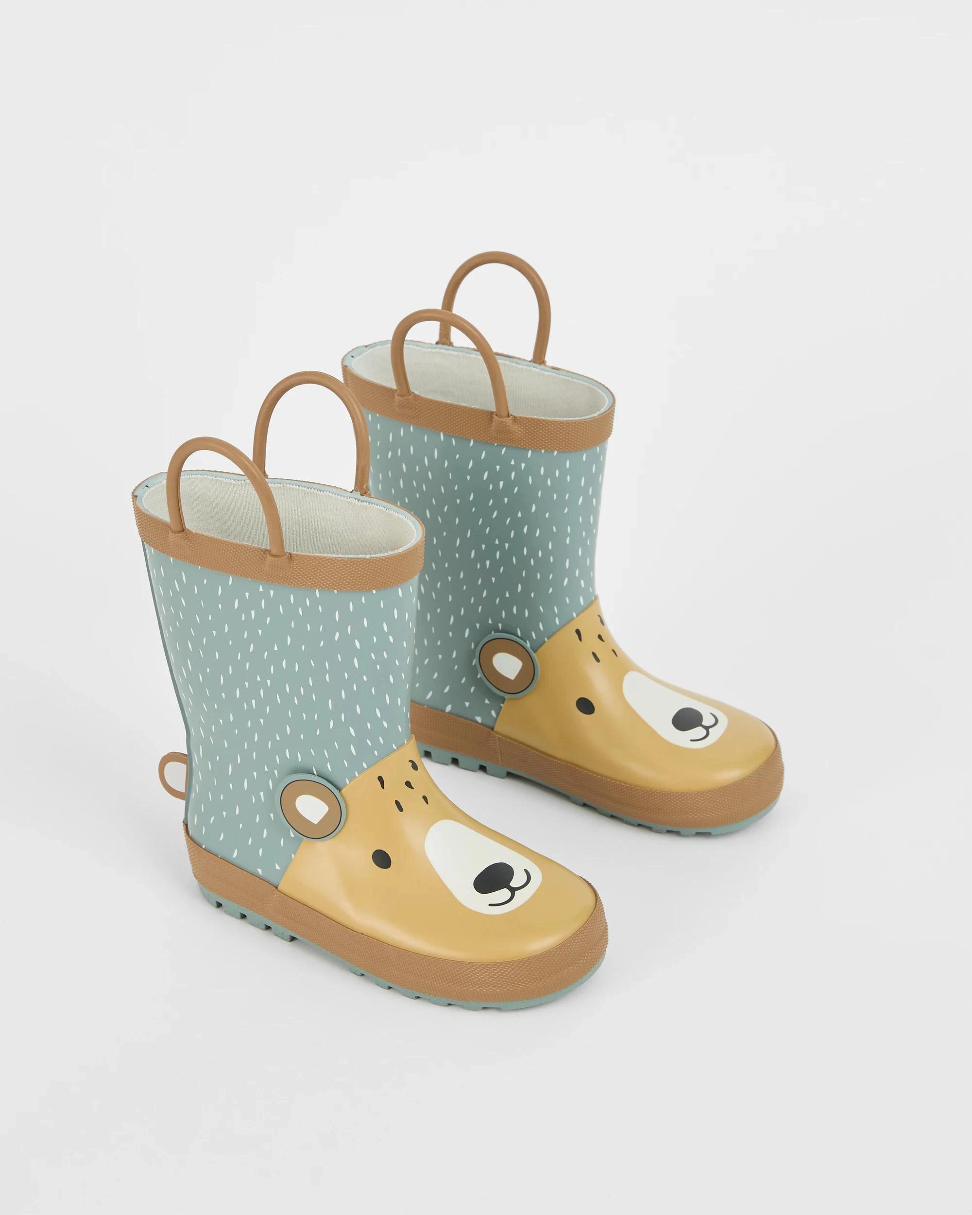 2 Target Kids Novelty Woodlands Rainboot TAN, 2 of 3