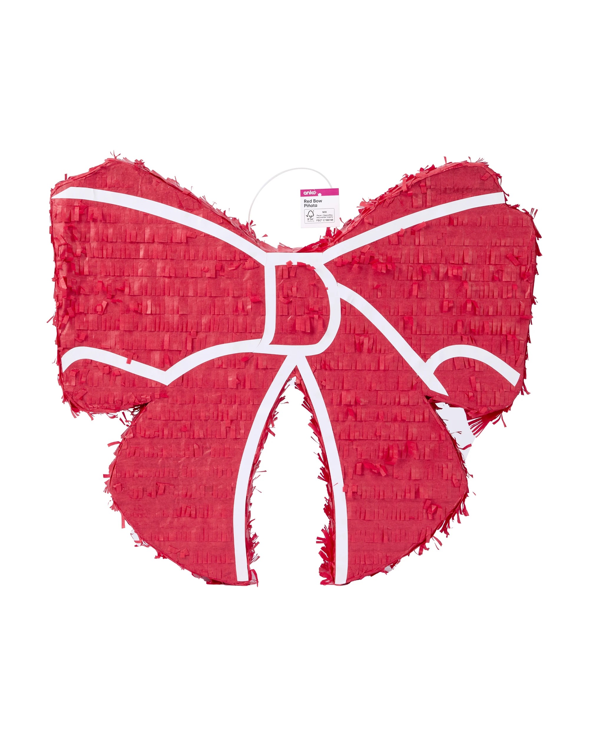 6 Red Bow Pinata, 6 of 6