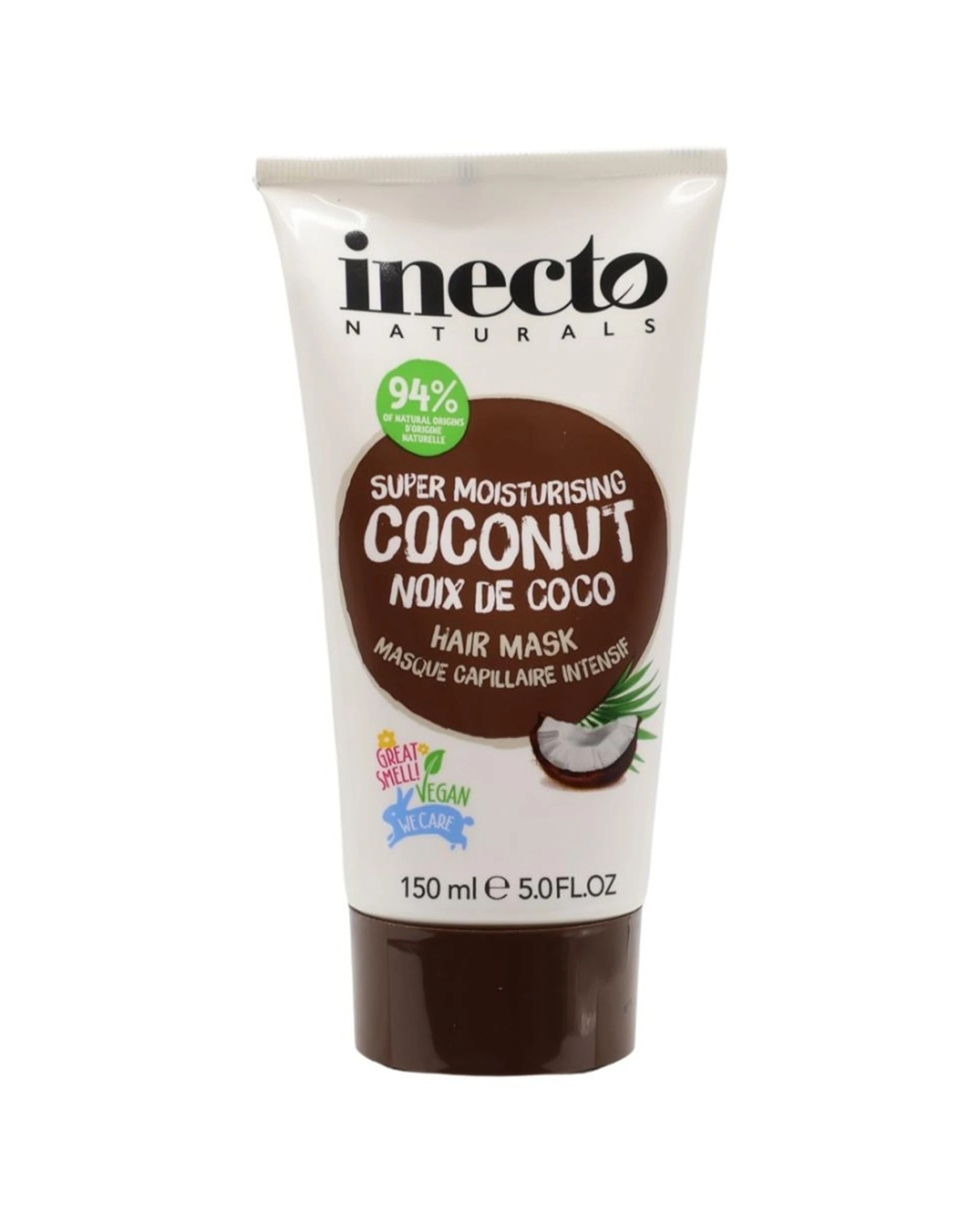 2 Inecto 6PK Naturals Moisturising Vegan Coconut Oil Hair Mask For Dry 150mL - Multi, 2 of 3