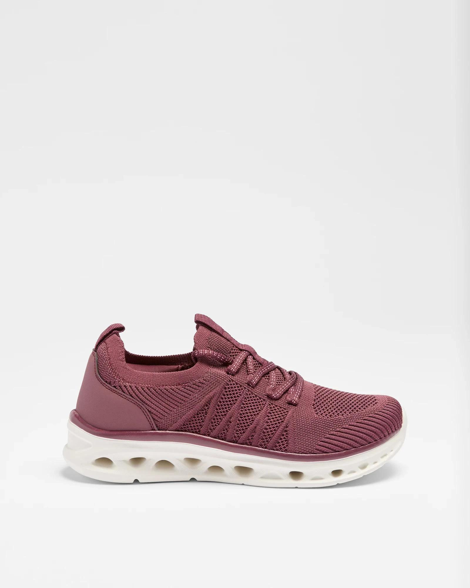 1 Target Woman Womens Active Comfort Slip On Runner BURGUNDY, 1 of 3