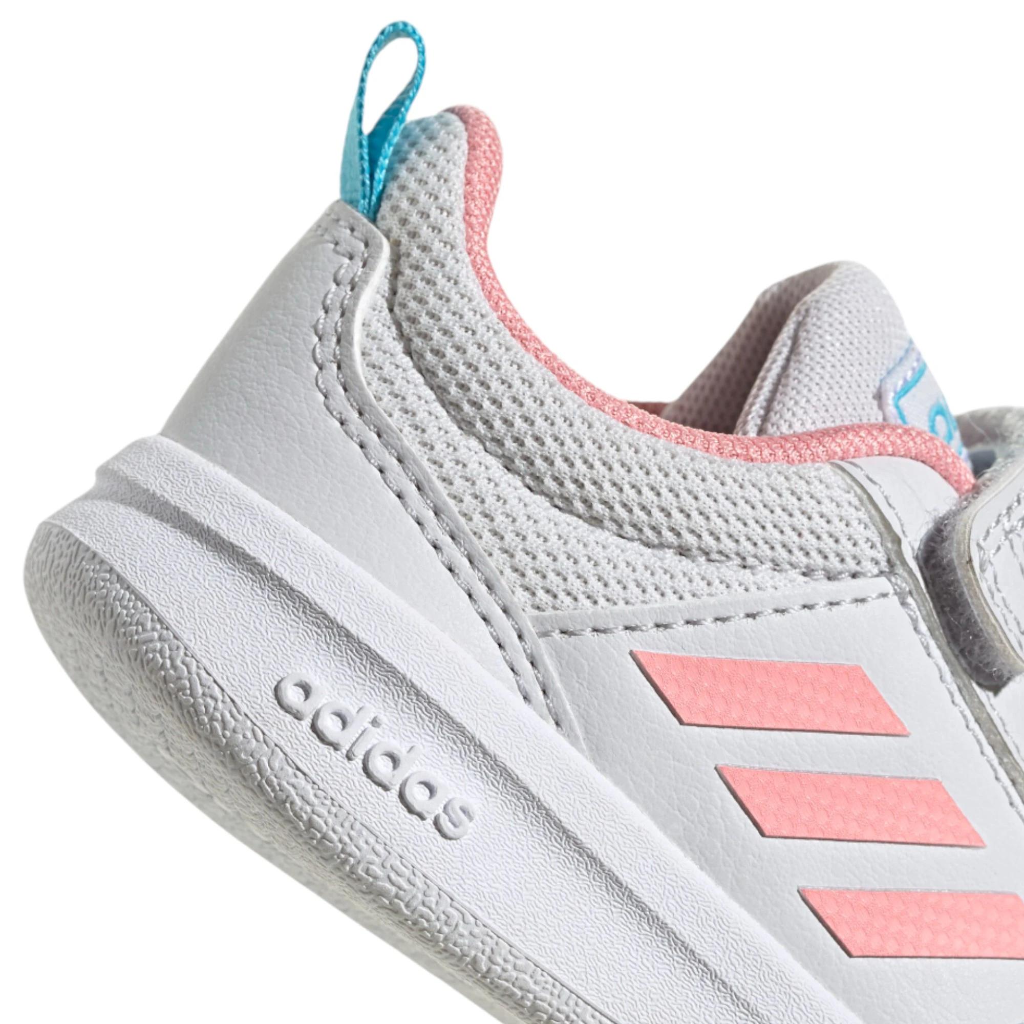 6 Adidas Jr Kids Girls White/Pink Tensaur Infant Shoes WHITE/PINK, 6 of 8
