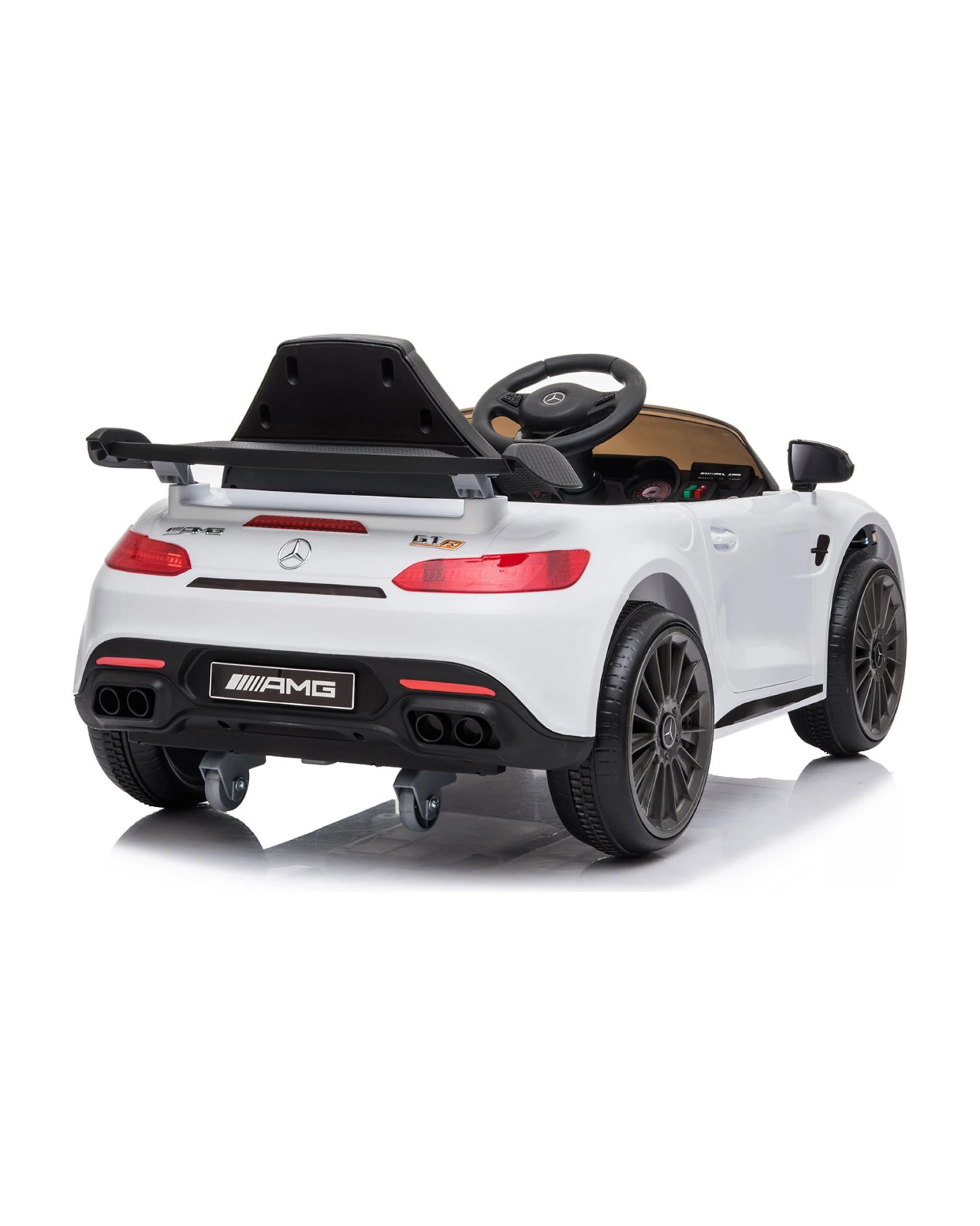 7 Kahuna Mercedes-AMG GTR Licensed Kids Electric Ride-On Car White - White, 7 of 7