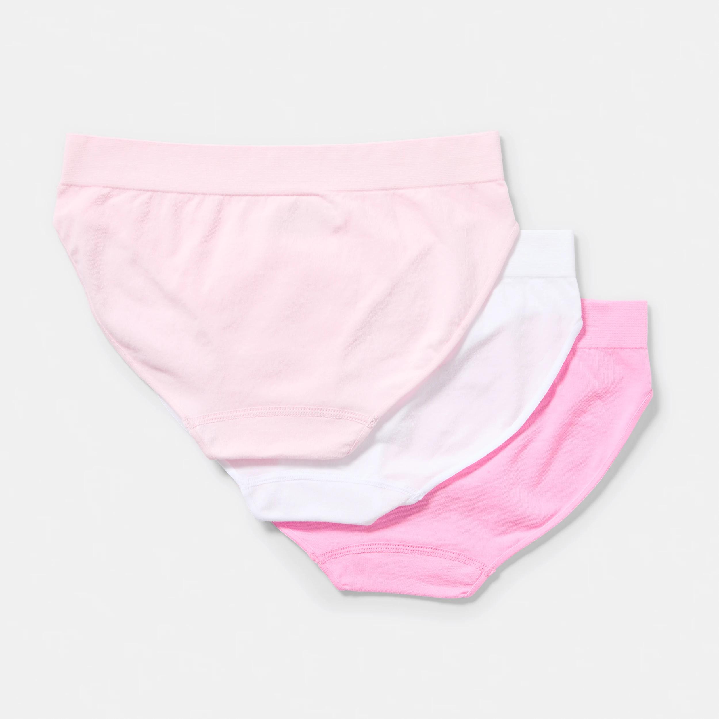 2 3 Pack Cotton Seamfree Briefs Pinks, 2 of 5