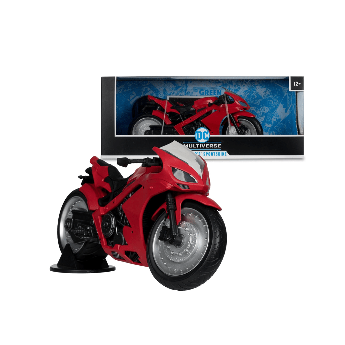 1 McFarlane Toys DC Multiverse Red Hood's Sportsbike Red Hood Outlaw 7 inch Action Figure, 1 of 10