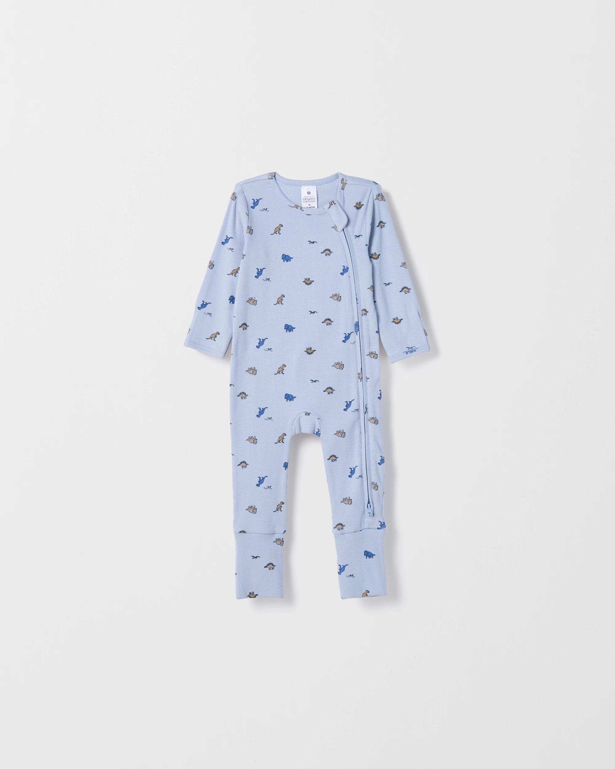 4 Target Baby Baby Organic Cotton 3 Pack Zip Coverall WHITECAP GRAY, 4 of 5