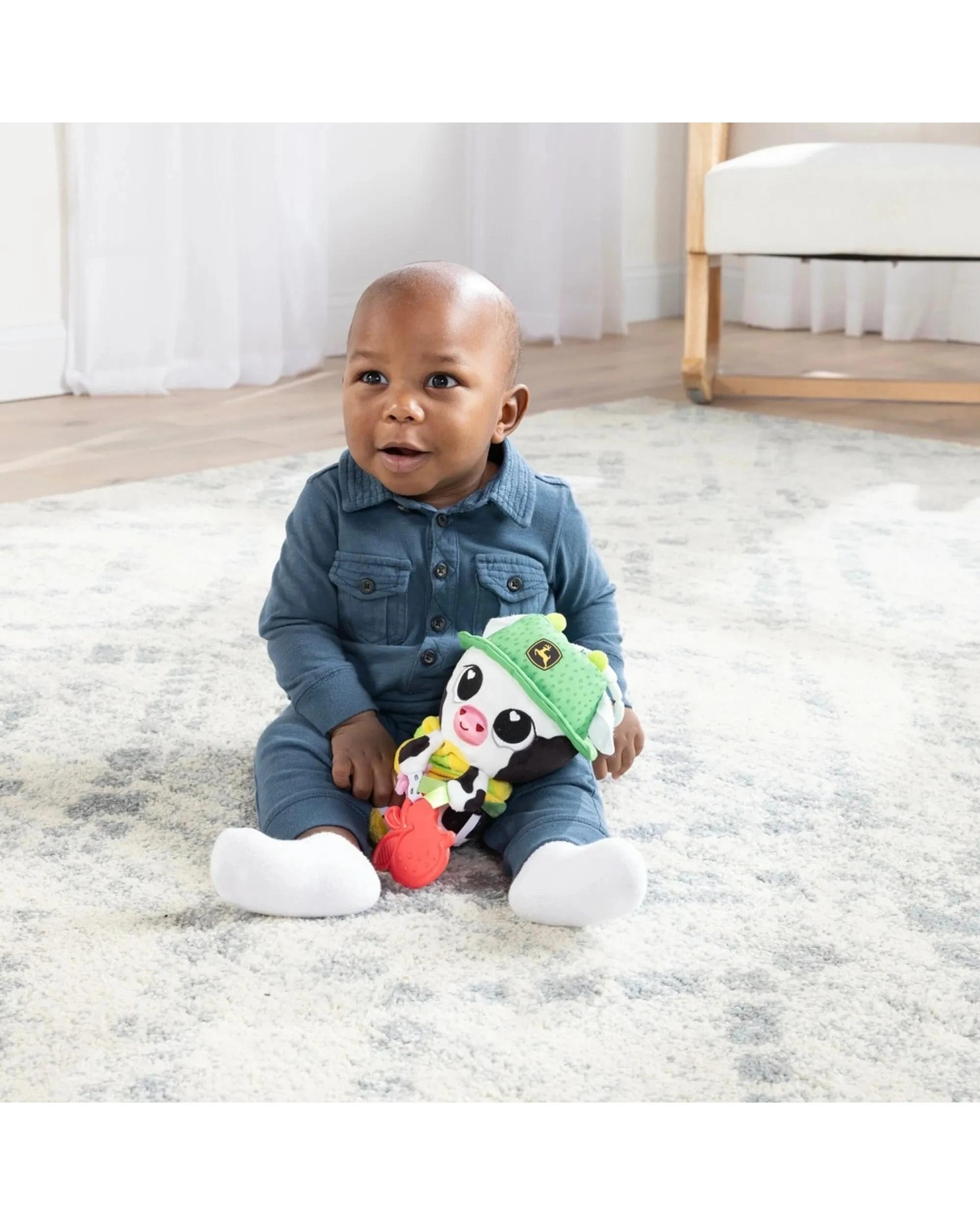 5 Lamaze Clip and Go John Deere Bella the Cow Plush, 5 of 5