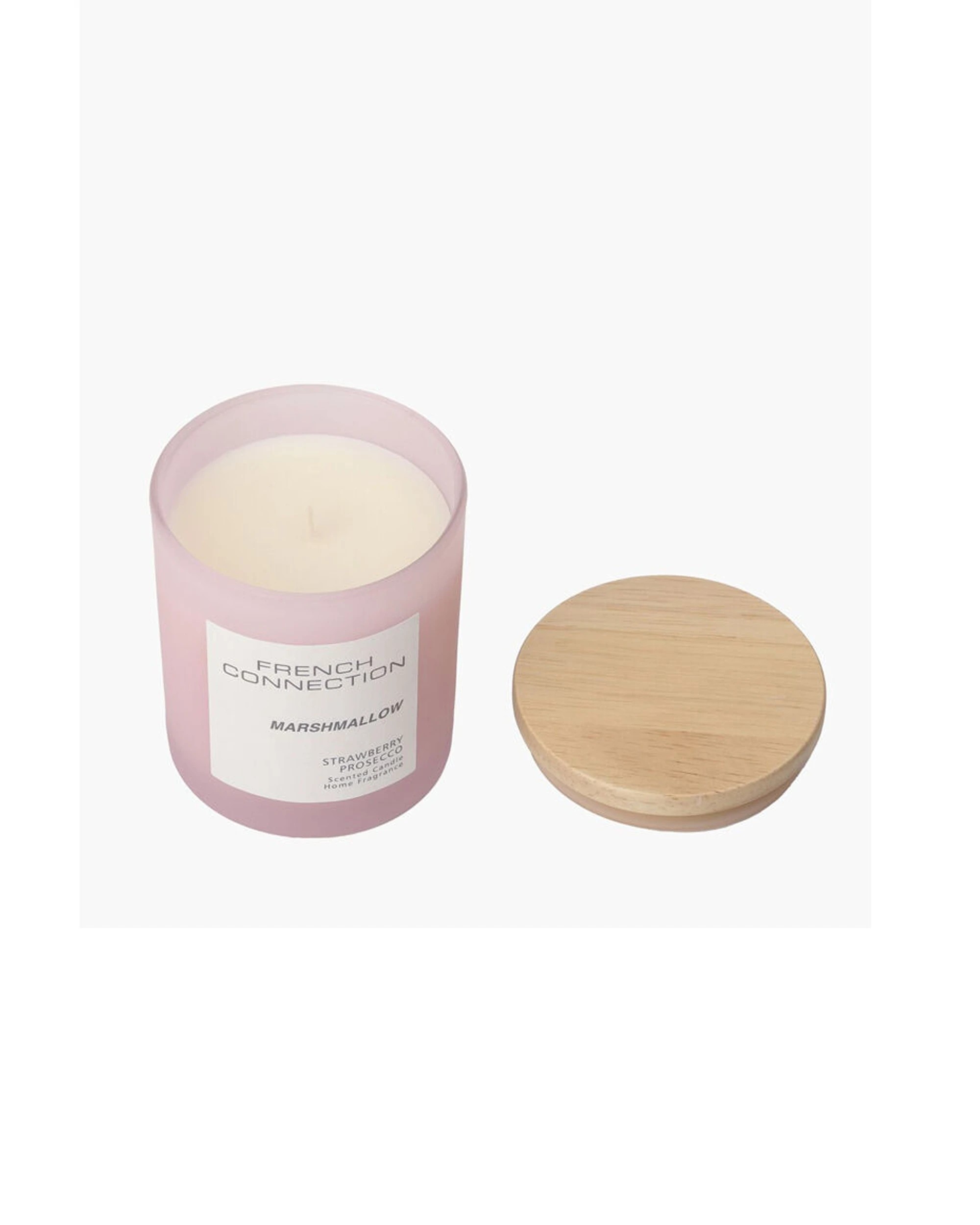 5 French Connection Marshmallow (Strawberry Prosecco) Medium Candle 2PK 200g - Pink, 5 of 5