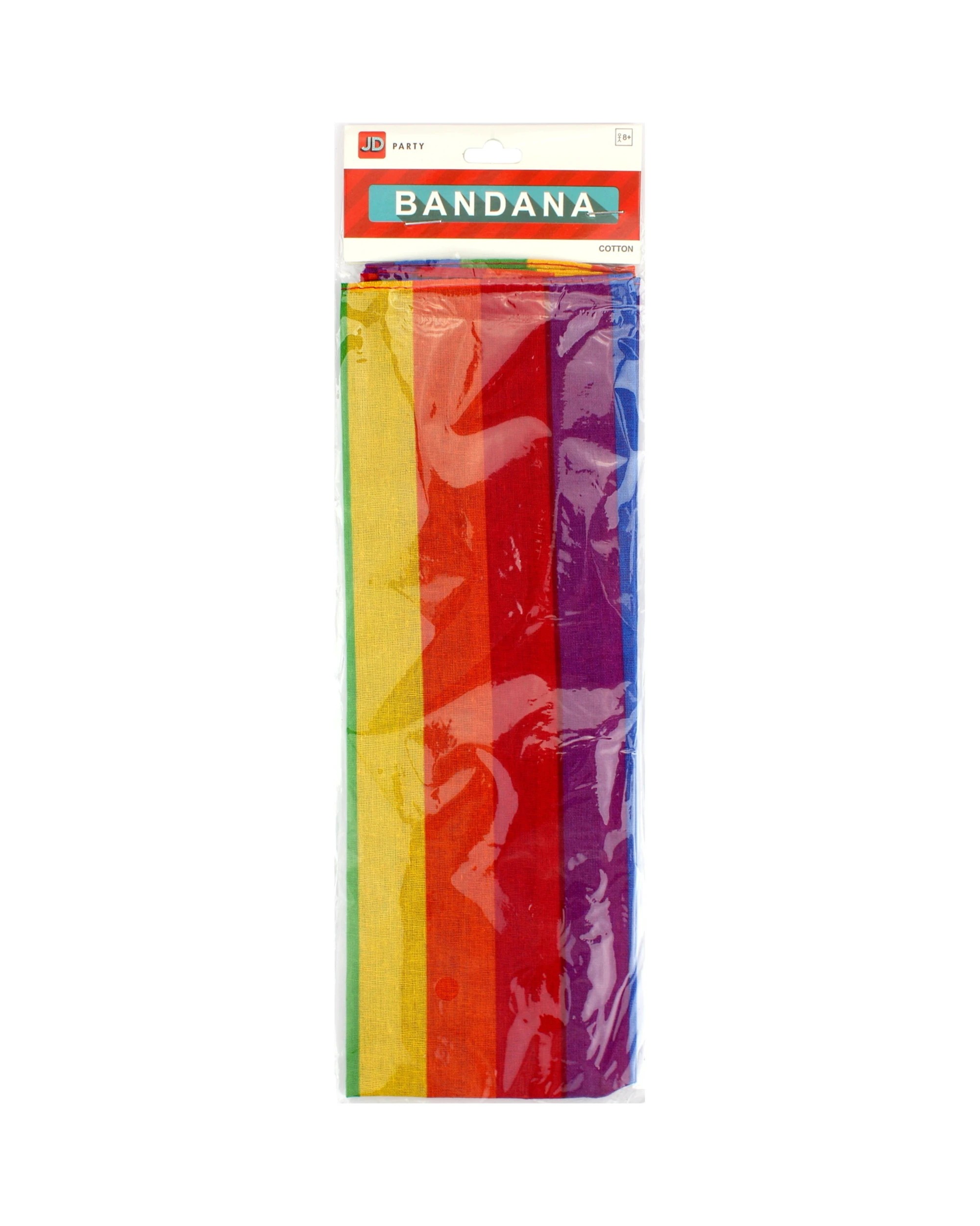 2 JD Party Stripe Bandana - Rainbow, 2 of 2