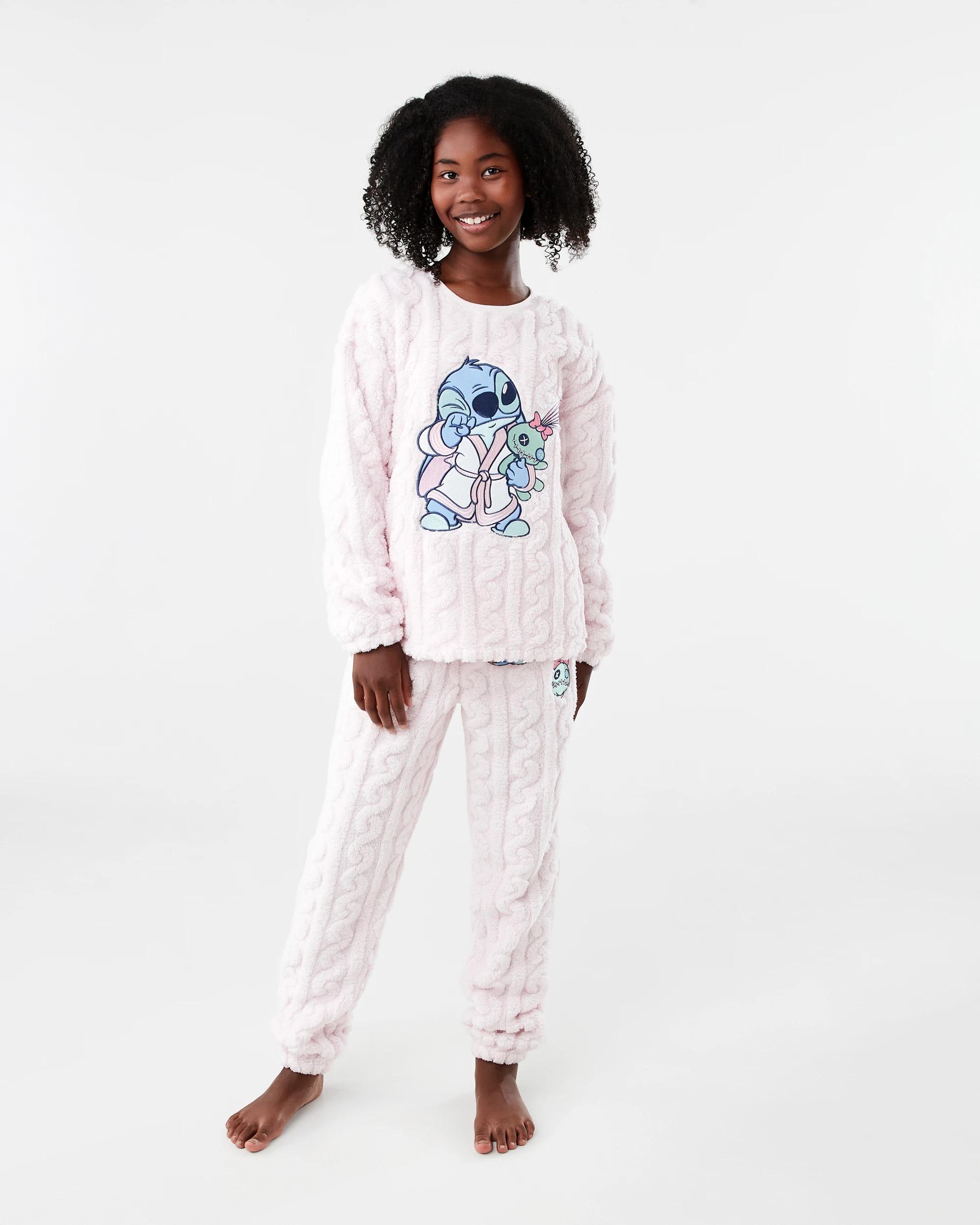 1 Disney Lilo & Stitch License Fluffy Pyjama Set Stitch, 1 of 7