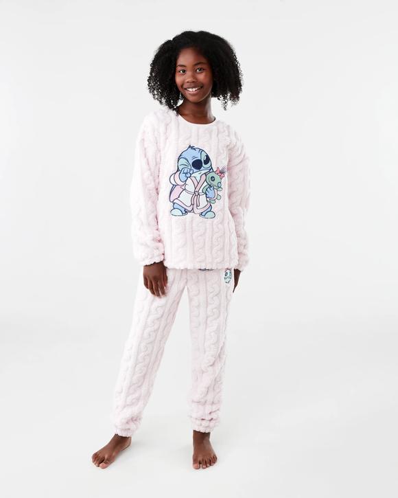 Disney Lilo & Stitch License Fluffy Pyjama Set