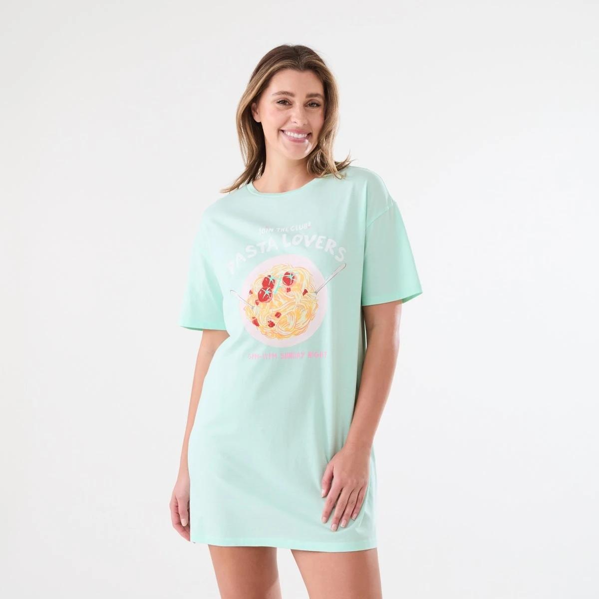 1 Graphic Nightie Pasta Club, 1 of 6