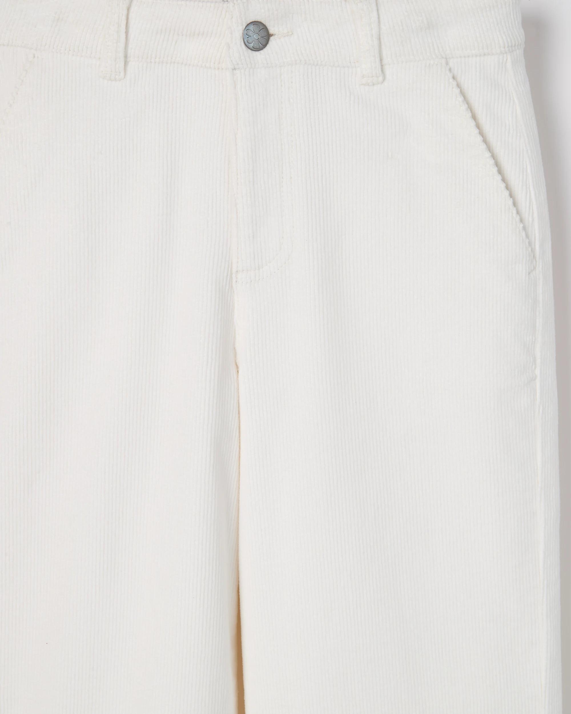 6 Target Kids Wide Leg Corduroy Pants CREAM, 6 of 6