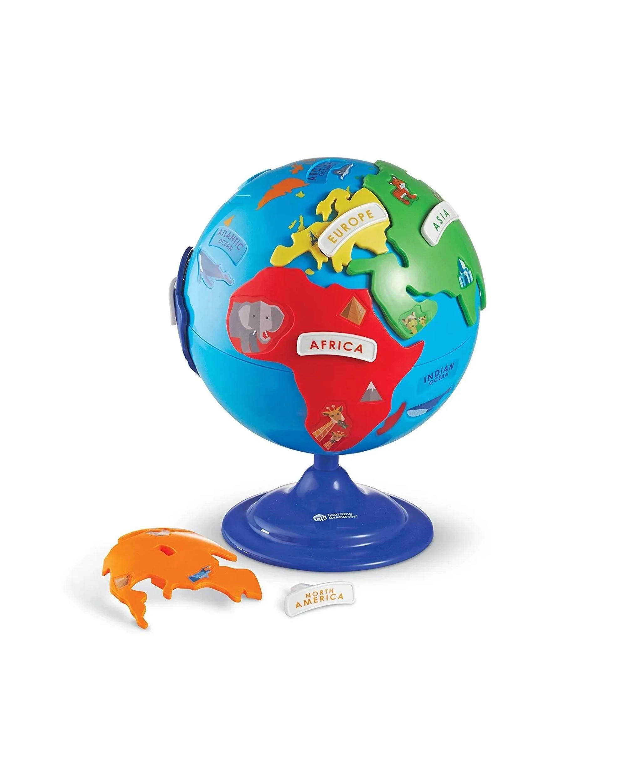 2 Learning Resources Puzzle Globe, 2 of 9