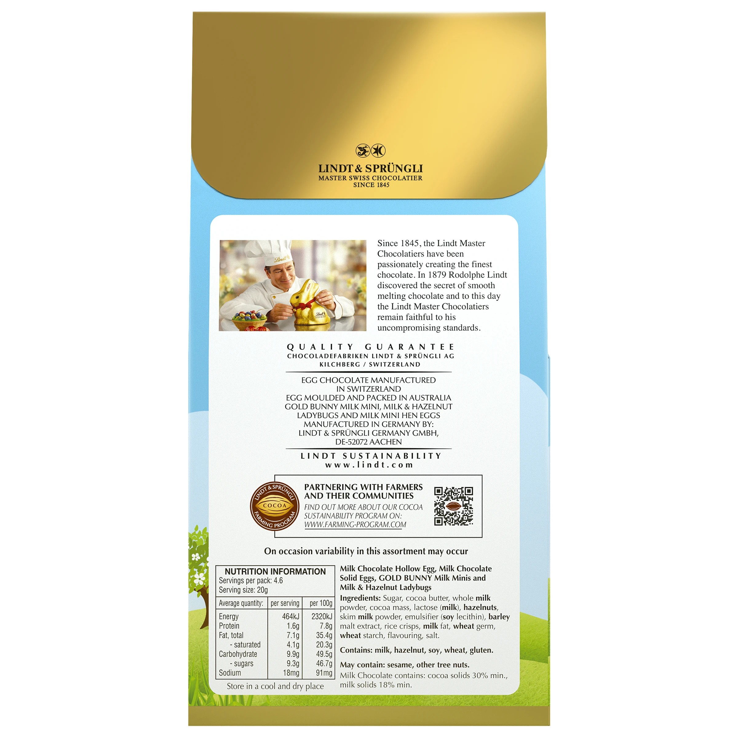 3 Lindt Gold Bunny Casket 93g, 3 of 5